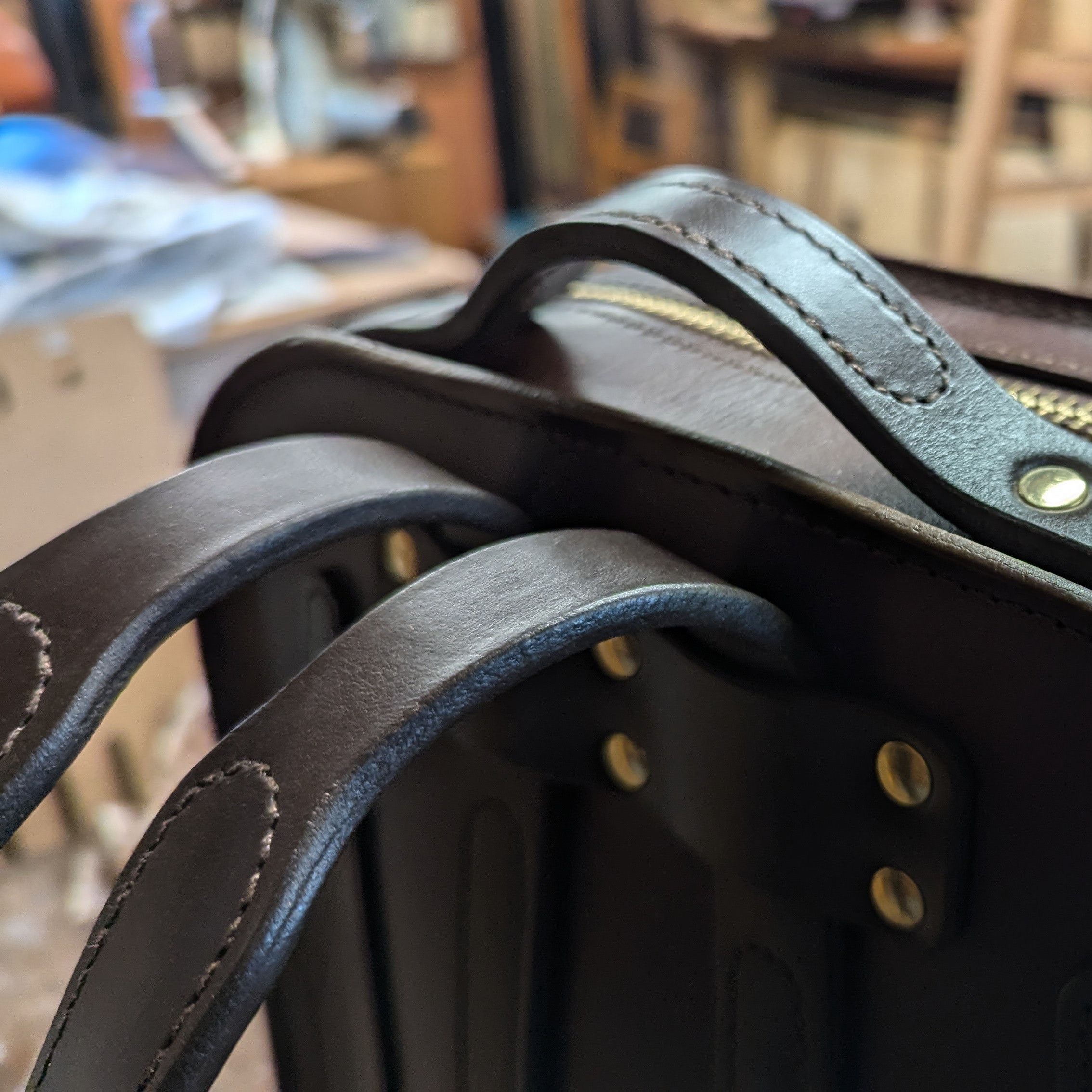 Handmade Leather Backpack | Rucksack | Handmade in Ireland Size ONE SIZE - 4 Thumbnail
