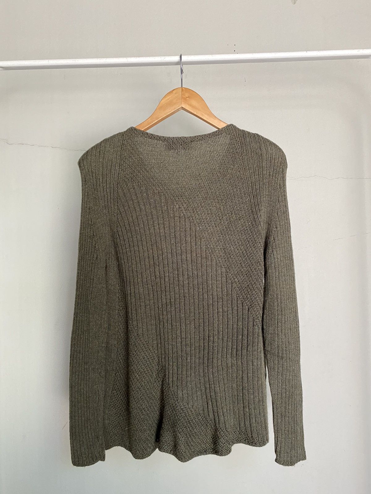Valentino VALENTINO Olive Knit Cardigan Size ONE SIZE - 2 Thumbnail