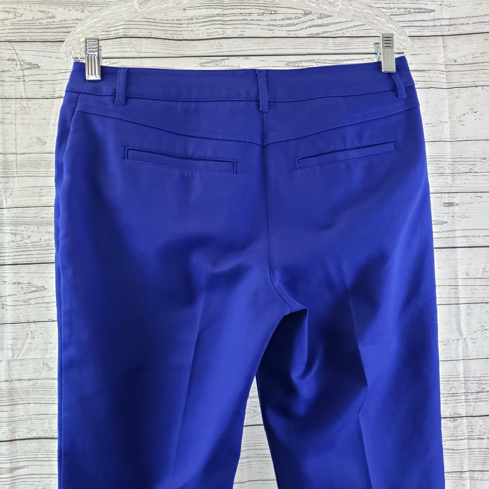 Vintage VINTAGE? No, So Slimming by Chicos Women’s Pants Sz 4 Blue Cropped Rolled Hem Slimming Cotton Blend 97% Cotton 3% Spandex Inseam 23" Size 27" / US 4 / IT 40 - 5 Thumbnail