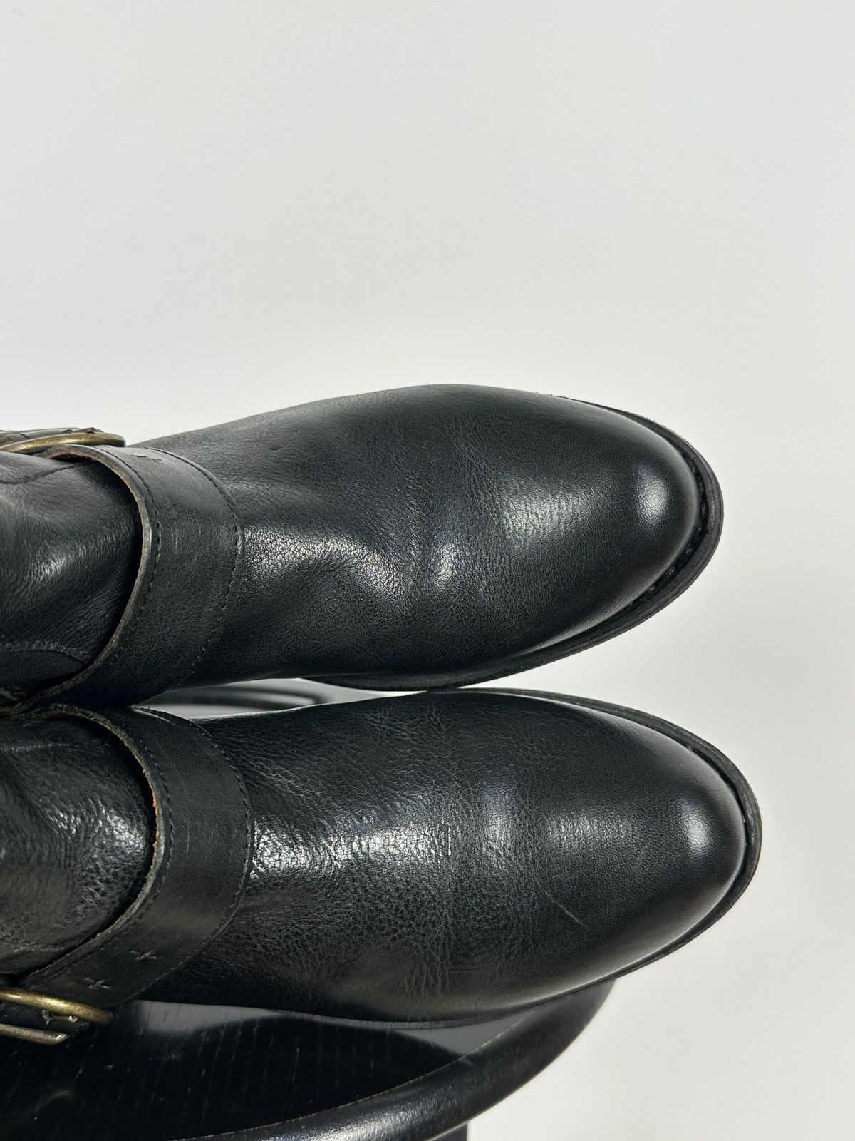 Fiorentini + Baker Fiorentini + Baker Carnaby Chad Black Leather Biker Boots Size US 7 / IT 37 - 20 Thumbnail