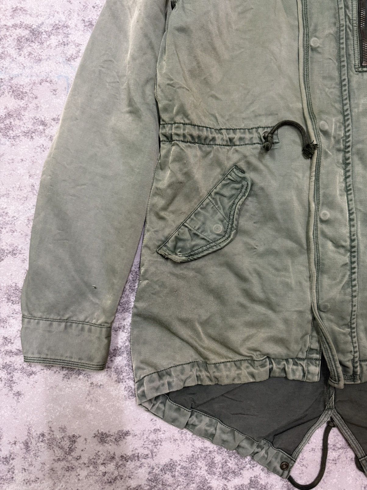 Vintage Vintage Last Word Fishtail Double Breasted Quilted Parka Size US S / EU 44-46 / 1 - 4 Thumbnail
