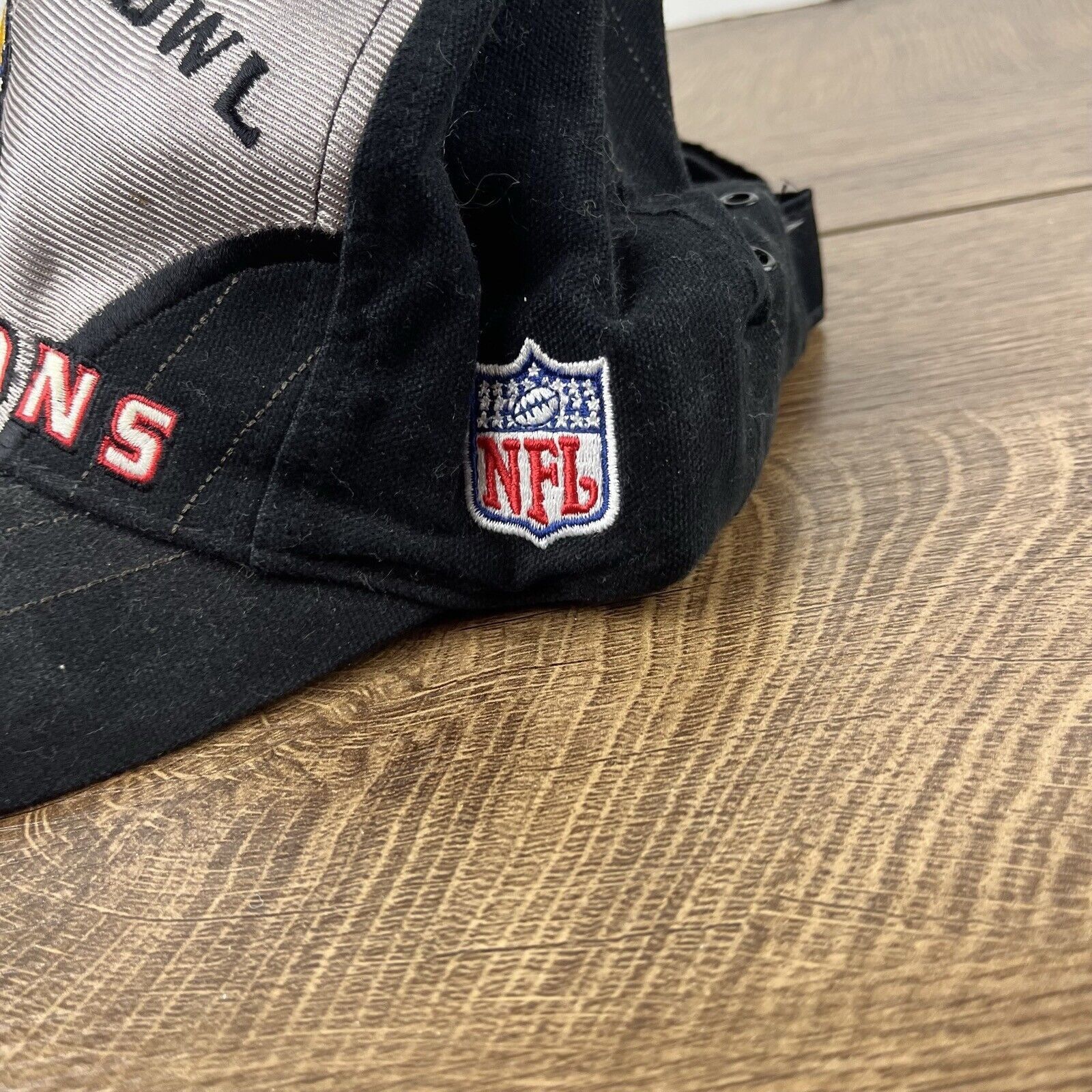 Other Vintage St. Louis Rams Hat Black Super Bowl Hat Adjustable H Size ONE SIZE - 10 Thumbnail