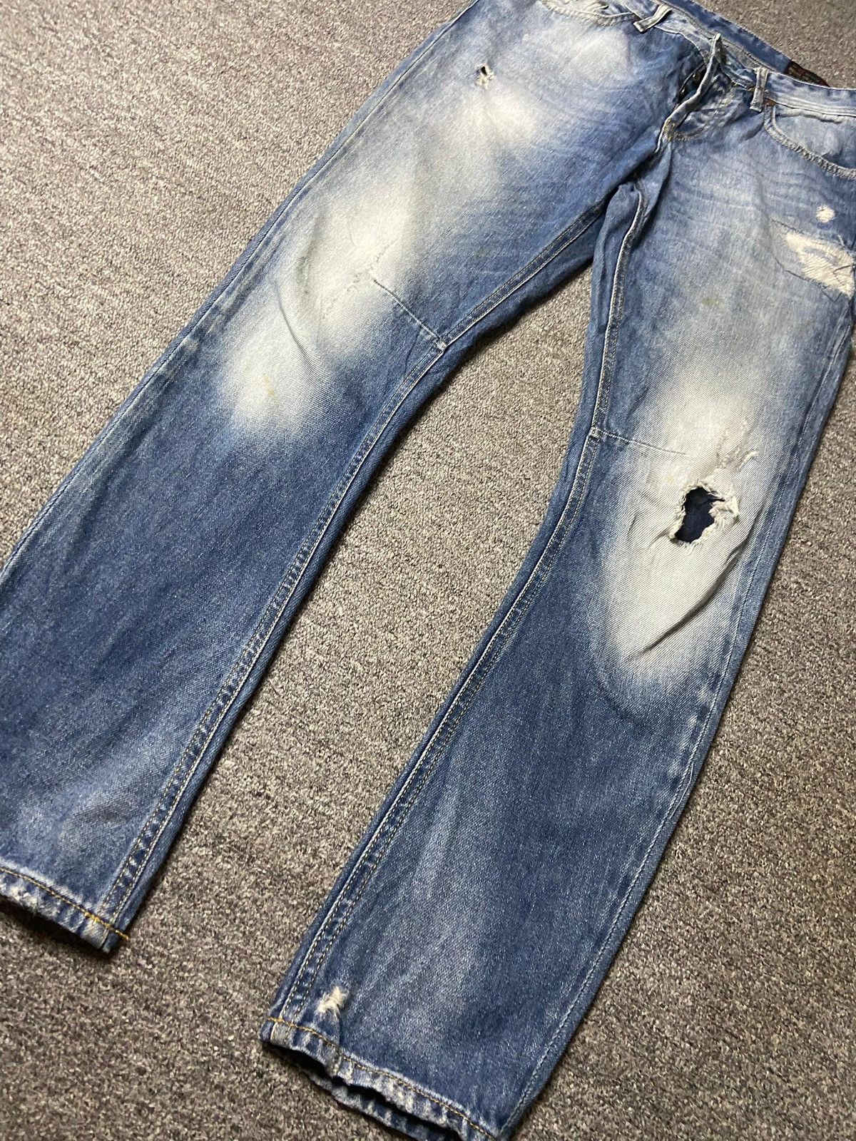Zara Vintage Zara Denim Collection Distressed Jeans (164) Size US 30 / EU 46 - 11 Thumbnail
