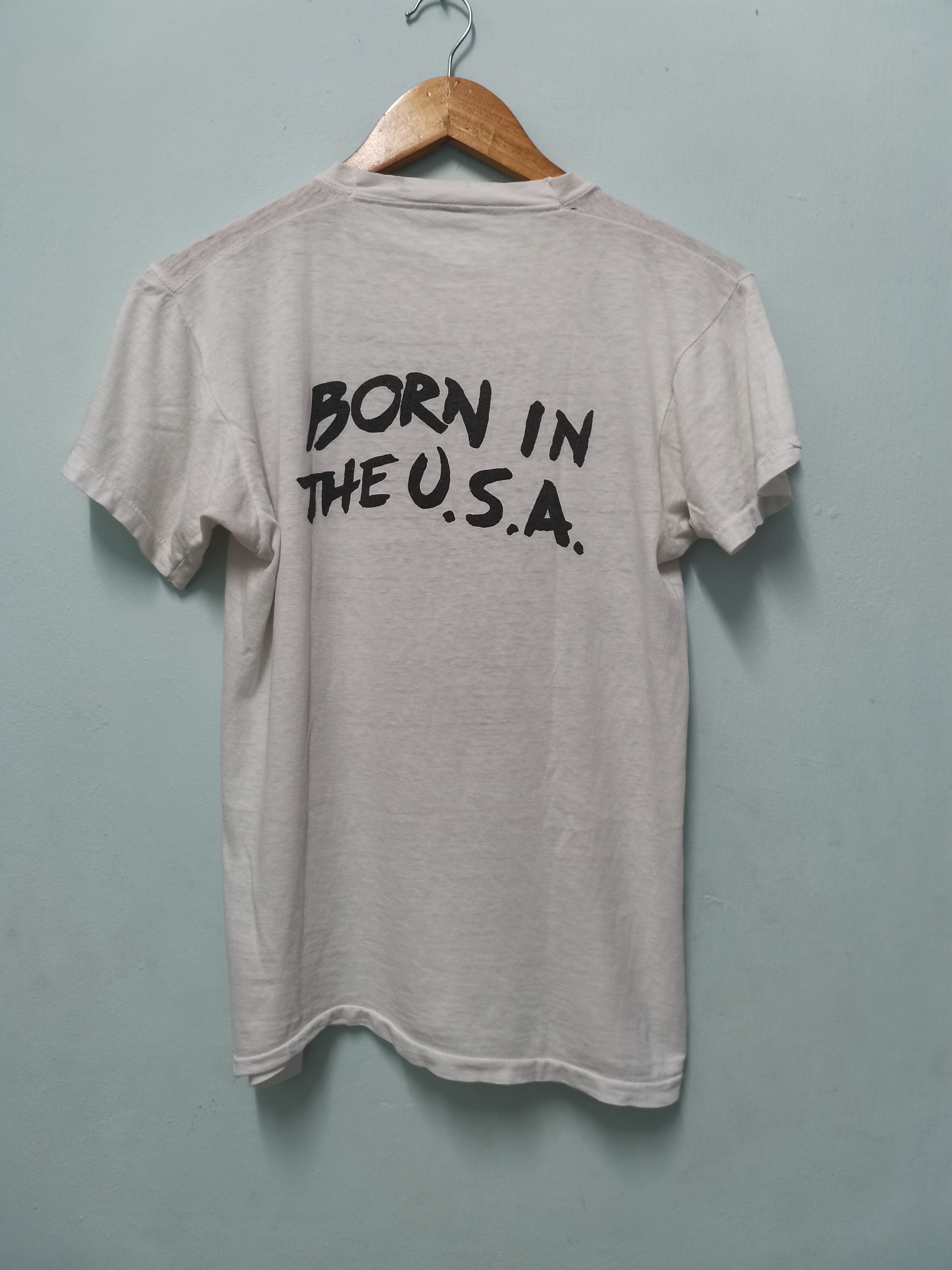 Band Tees Vintage 80's Bruce Springsteen Born In USA Band Tee Size US S / EU 44-46 / 1 - 3 Thumbnail