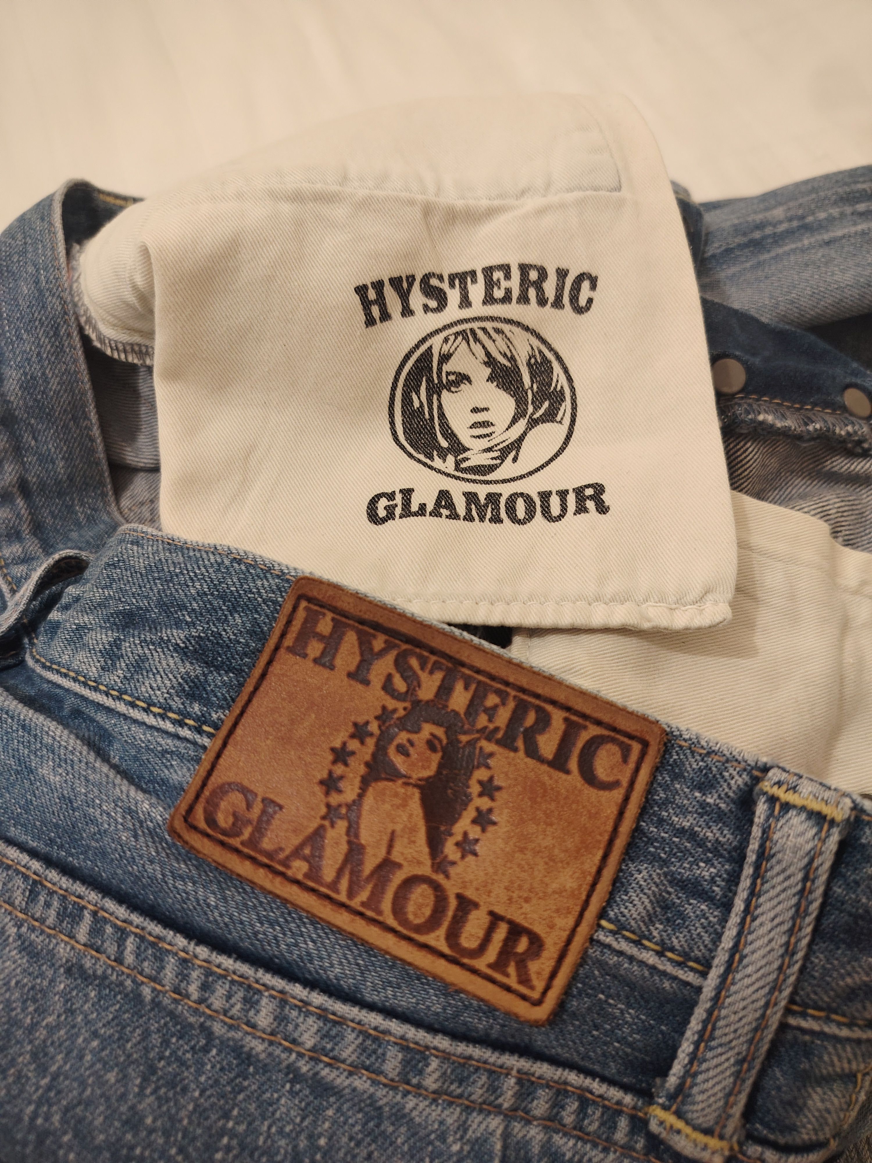 Hysteric Glamour Thrashed Distressed Hysteric Glamour Studded Selvedge Jeans Size US 30 / EU 46 - 16 Thumbnail