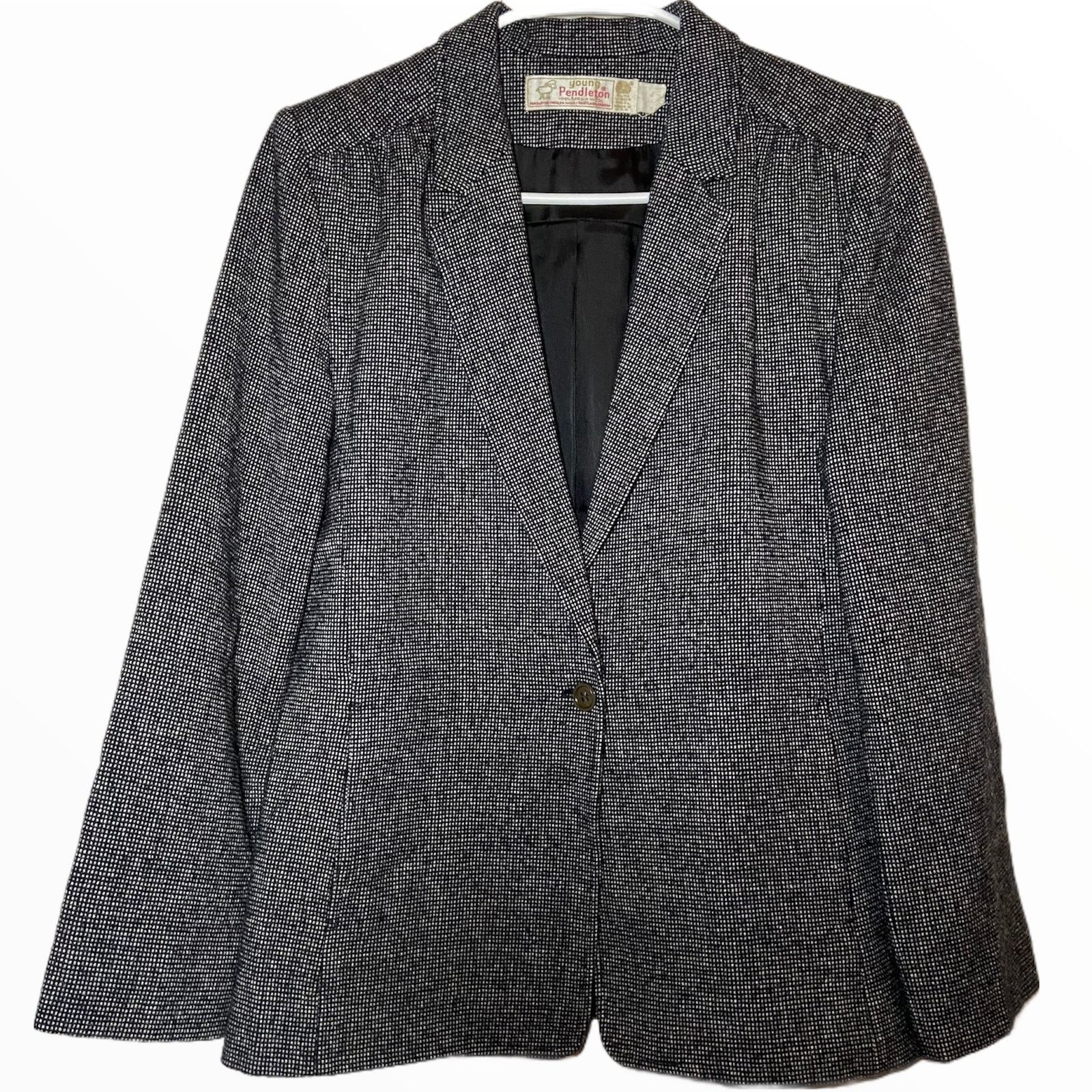 Pendleton Vintage Young Pendleton Blazer USA Pure Wool One-Button XL Size XL / US 12-14 / IT 48-50 - 1 Thumbnail