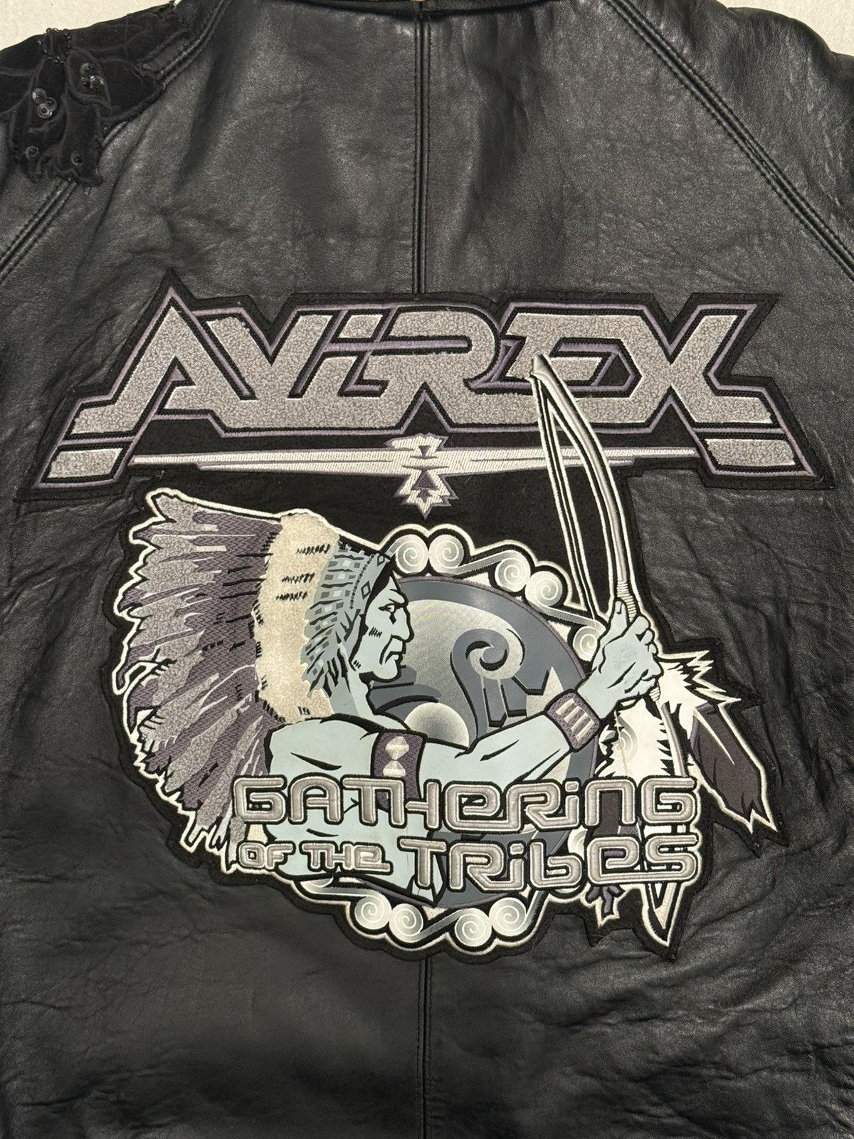 Avirex Avirex Leather Jacket in Black Size US XL / EU 56 / 4 - 5 Thumbnail