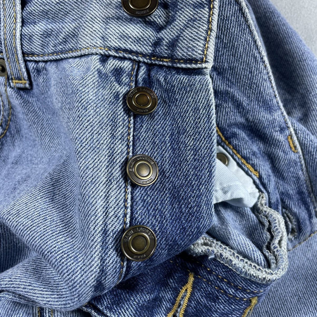 Saint Laurent Paris SAINT LAURENT PARIS AW17 D14 RIPPED DENIM PANTS Size US 31 - 9 Thumbnail