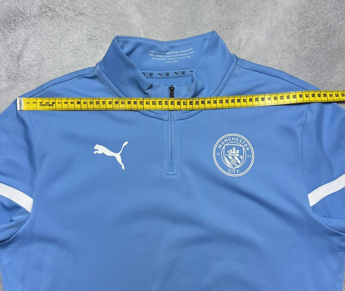 Puma Manchester City 2020 2021 Football Shirt Soccer Top Puma Size US L / EU 52-54 / 3 - 15 Thumbnail
