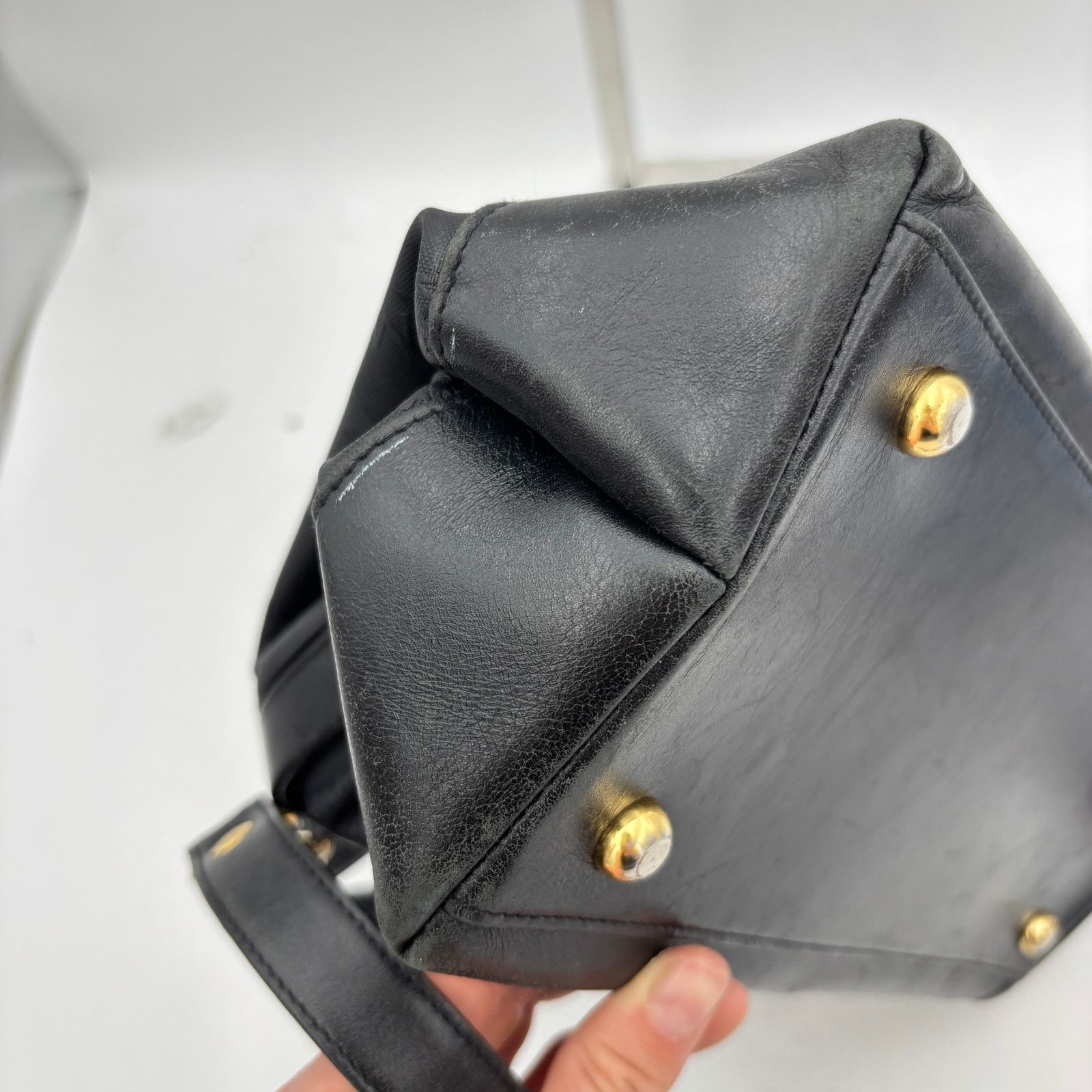 MCM × Vintage VTG 80s MCM Visetos Monogram Top Handle Shoulder Doctor Bag Size ONE SIZE - 15 Thumbnail