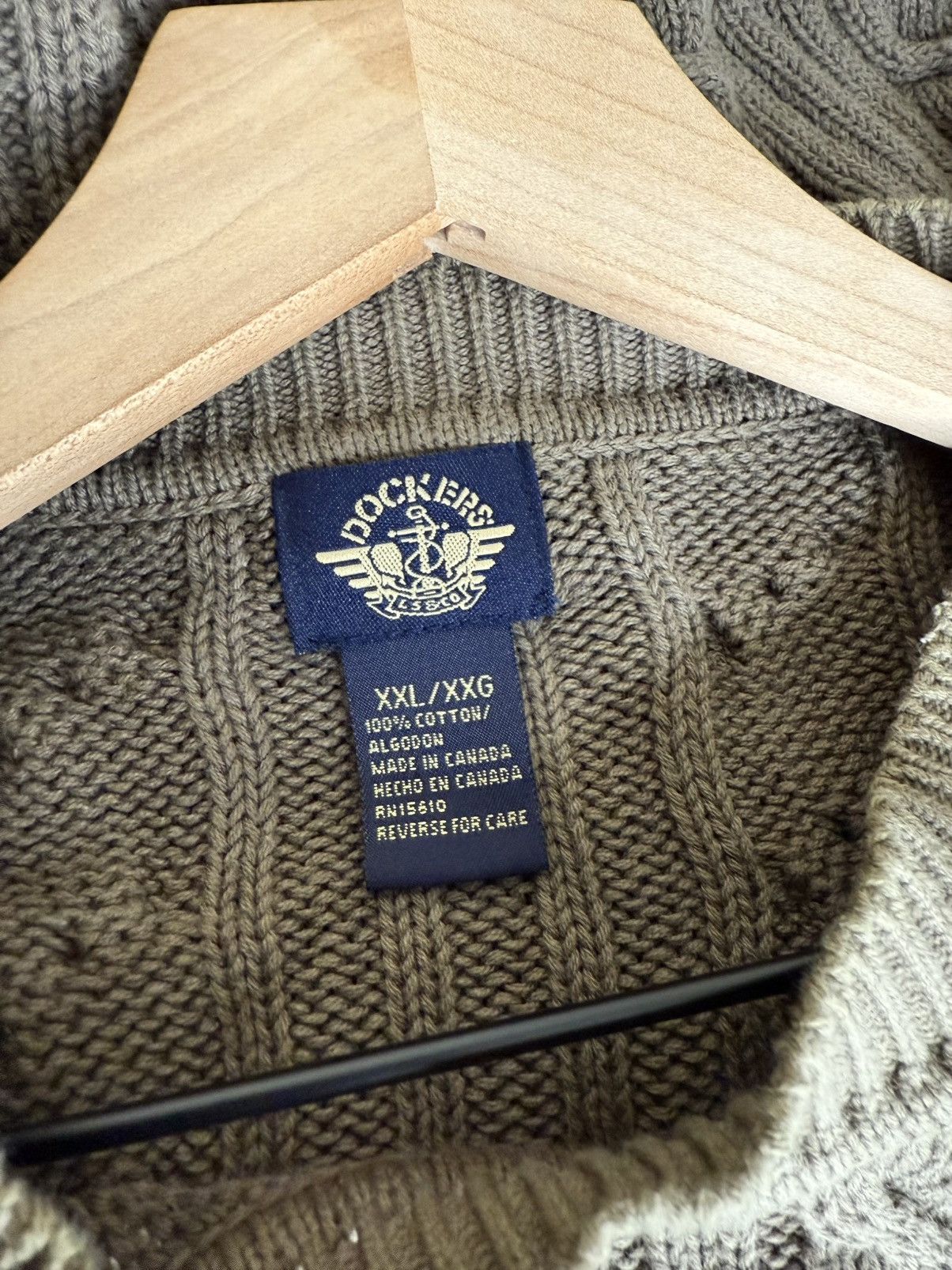 Dockers × Vintage Dockers Vintage Cable knit sweater Size US XXL / EU 58 / 5 - 3 Thumbnail