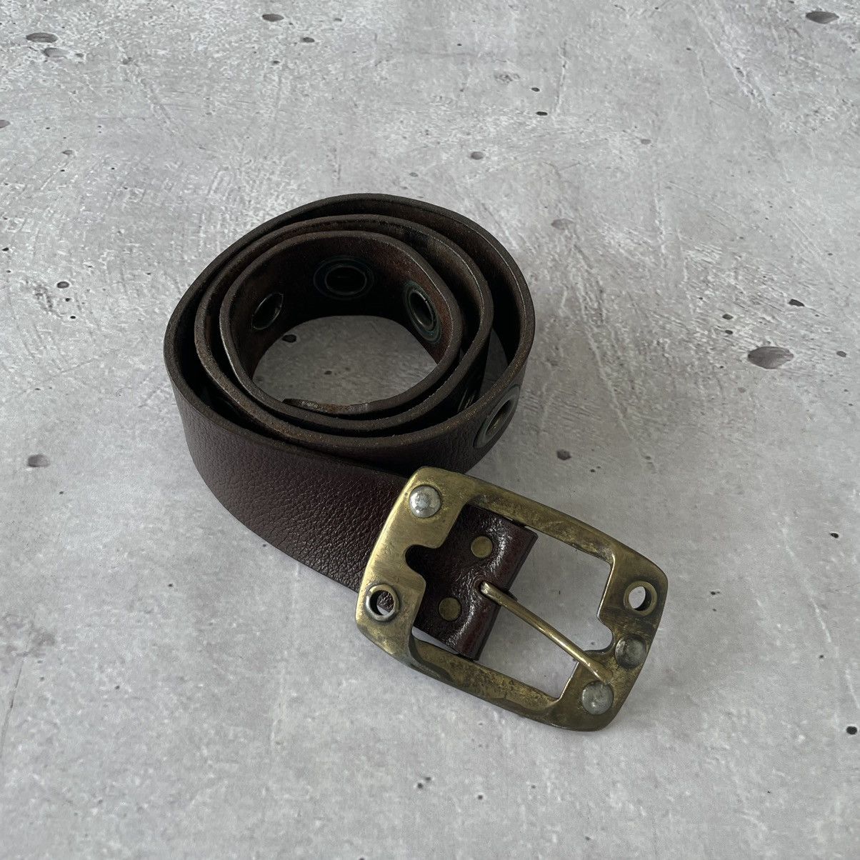Japanese Brand × Vintage Vintage Avantgarde leather belt style y2k balenciaga Size ONE SIZE - 2 Thumbnail