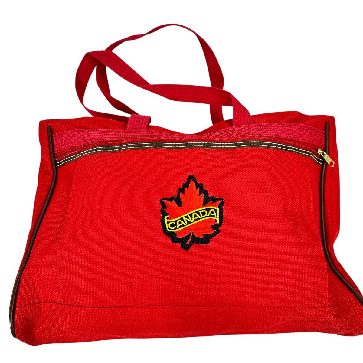 Vintage Vintage Canada Travel Tote Duffel Carry On Overnight Gym Bag Size ONE SIZE - 3 Thumbnail