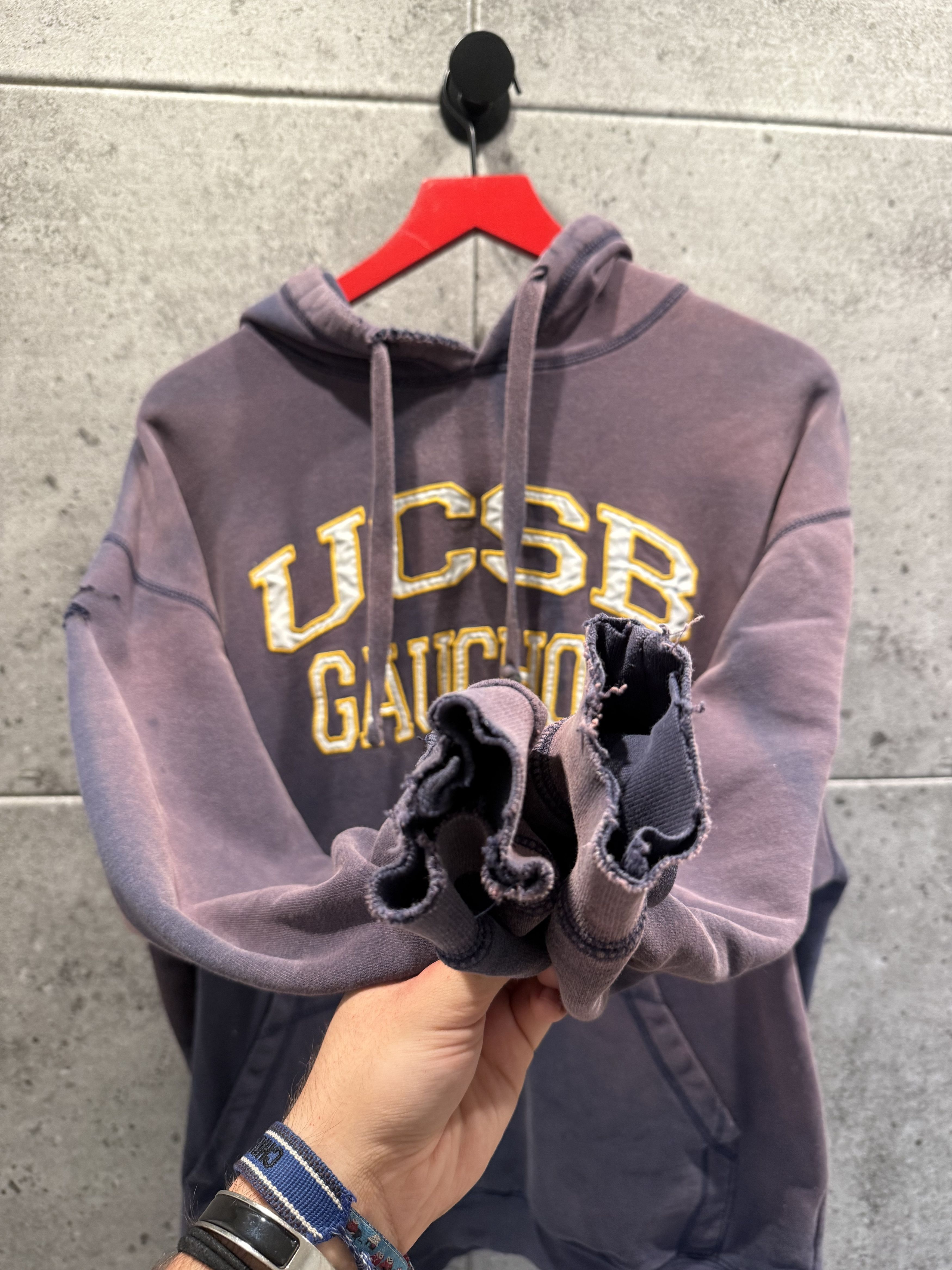 Vintage Vintage thrashed sun faded UCSB hoodie Size US XL / EU 56 / 4 - 9 Thumbnail