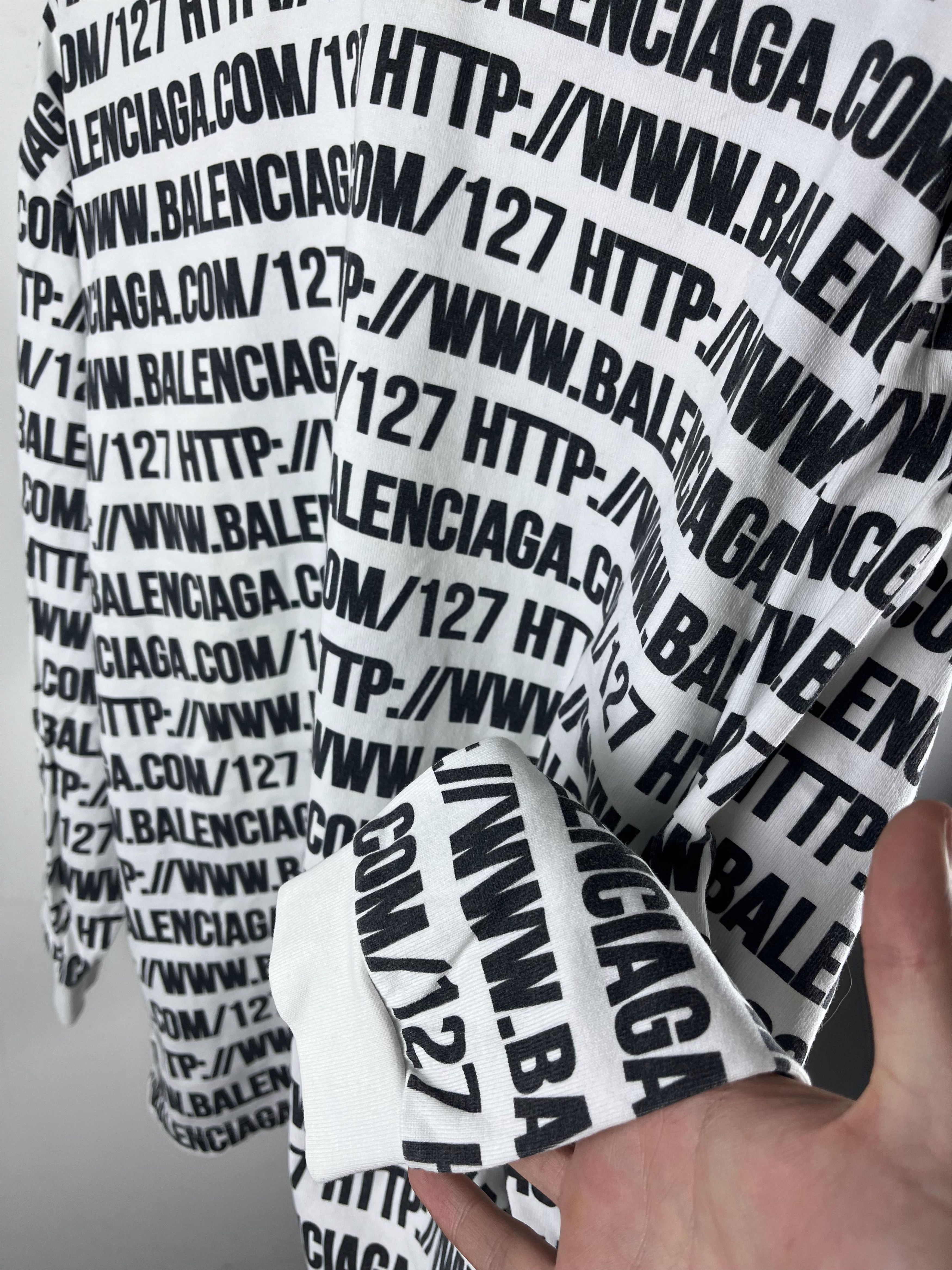 Balenciaga Balenciaga Reference HTTP Sweatshirt Size US M / EU 48-50 / 2 - 2 Thumbnail