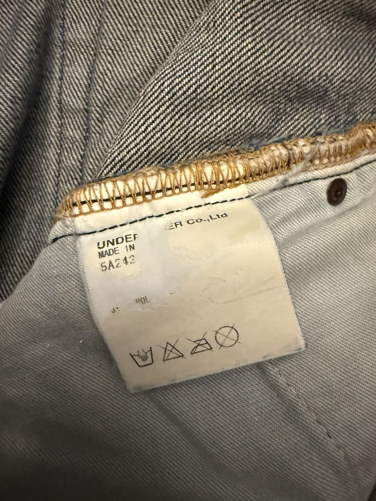 Undercover Undercover AW05 “Arts & Crafts” Skull denim Size US 32 / EU 48 - 7 Thumbnail