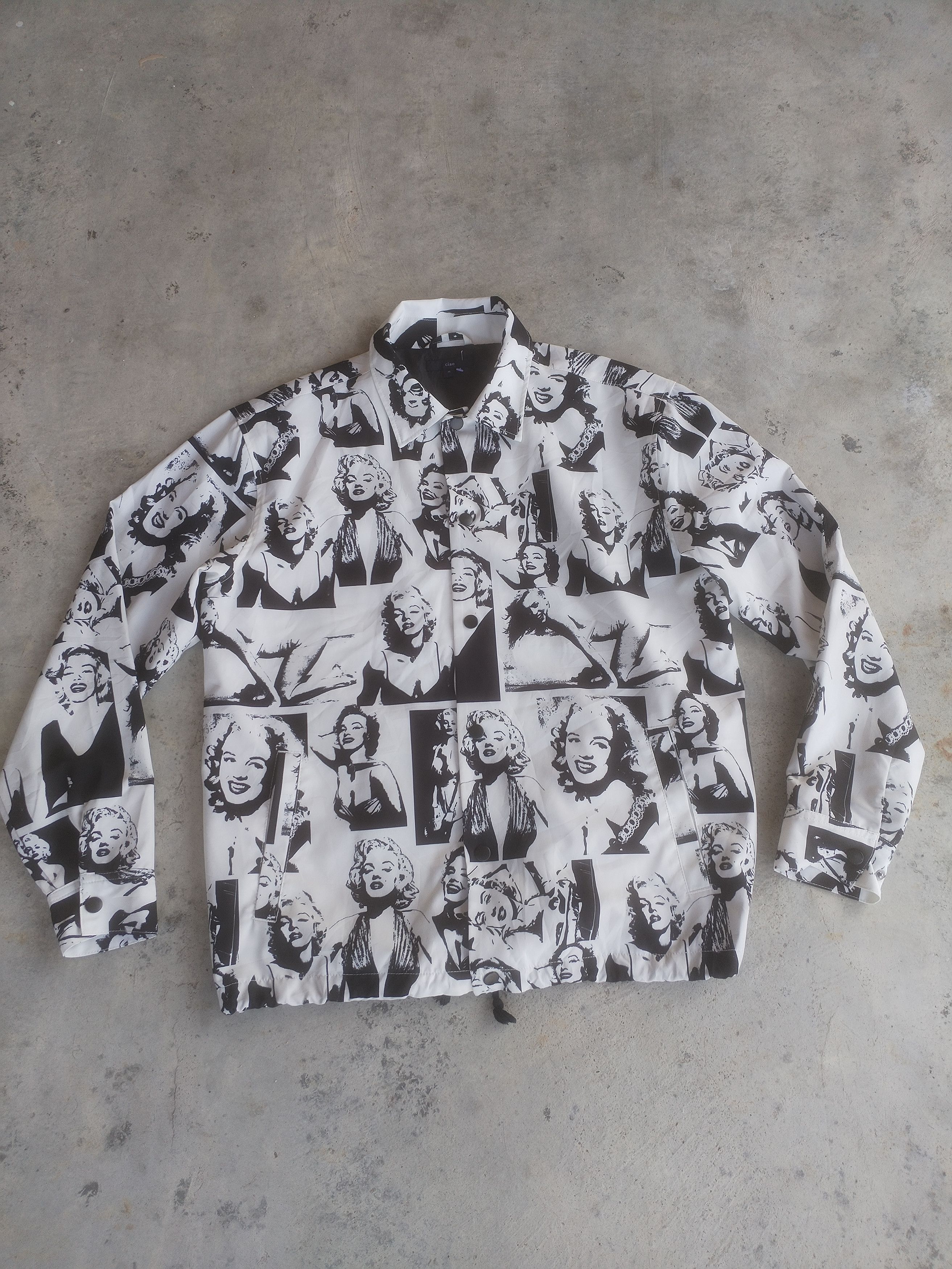 Japanese Brand × Vintage Vintage Marilyn Monroe Overprint Coach Jacket Size US M / EU 48-50 / 2 - 1 Thumbnail