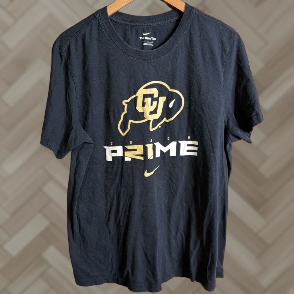 Nike Nike Colorado Buffaloes CU Coach Prime Shirt Adult Large Black Sanders Mens Size US L / EU 52-54 / 3 - 1 Thumbnail