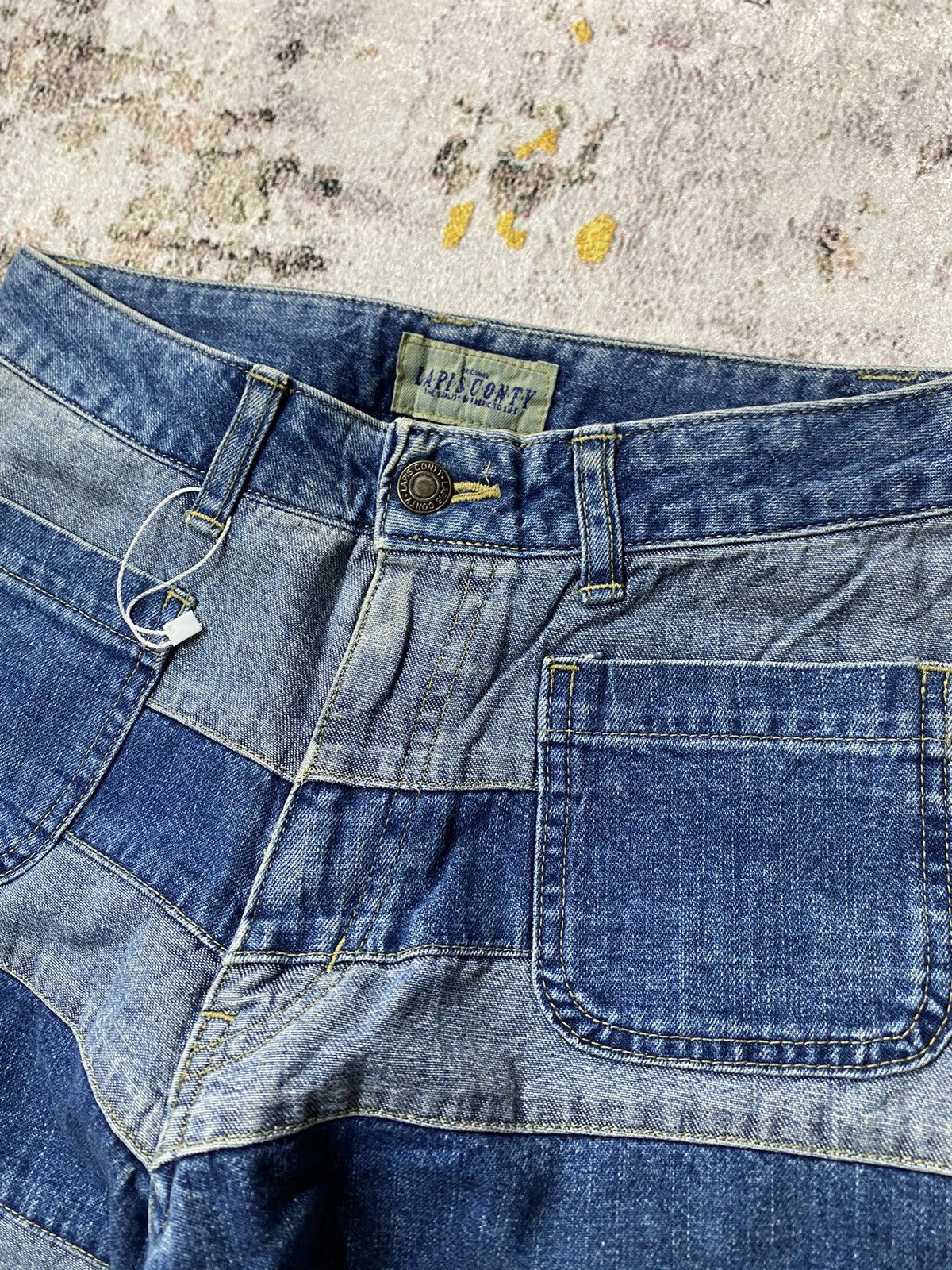 Hysteric Glamour × Japanese Brand × Tornado Mart Japanes Flare LapisContyHagi Jeans Inspired Hysteric Glamour Size 27" / US 4 / IT 40 - 4 Thumbnail