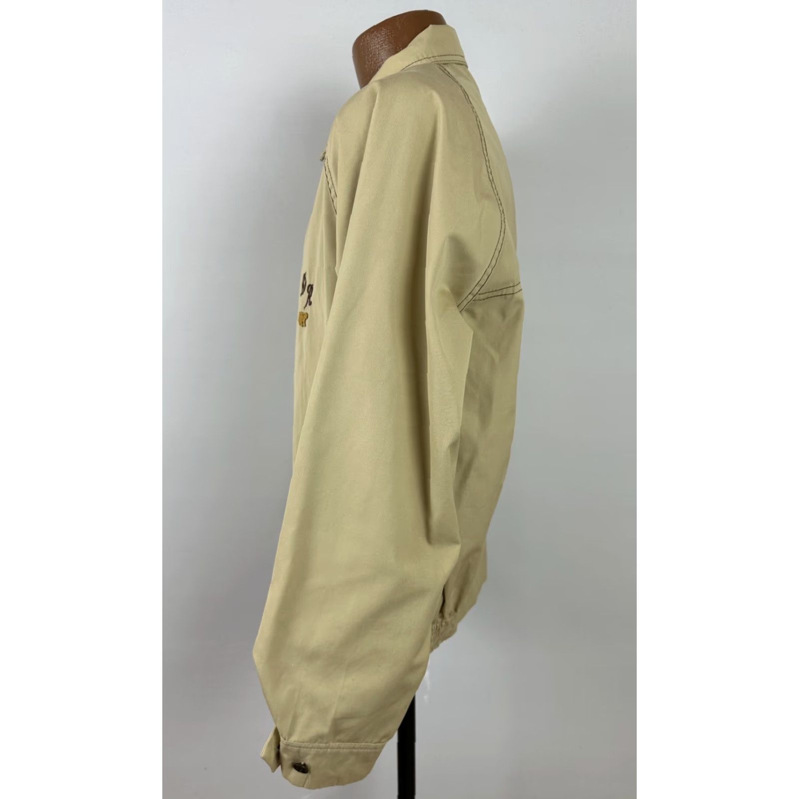 Etro VINTAGE Jack Nicklaus Gleneagles Jacket Men 40 M Beige Cotton Blend Zip Full Zip Pockets Casual Retro 80s 90s Hipster DR Monogrammed Mens Size US M / EU 48-50 / 2 - 7 Thumbnail