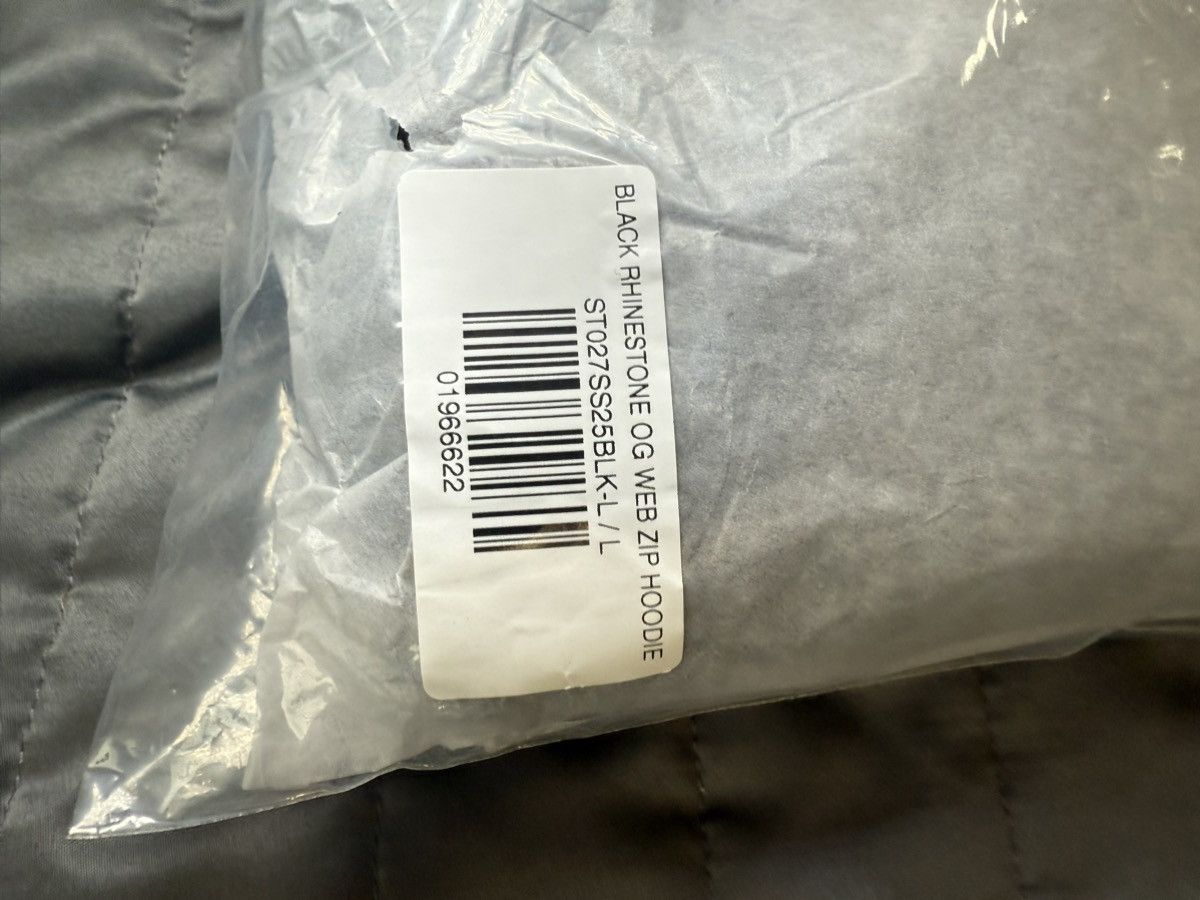 Sp5der × Young Thug 5/5 NYC SP5DER EXLUSIVE| OG WEB V2 RHINESTONE ZIP UP Size US L / EU 52-54 / 3 - 3 Thumbnail