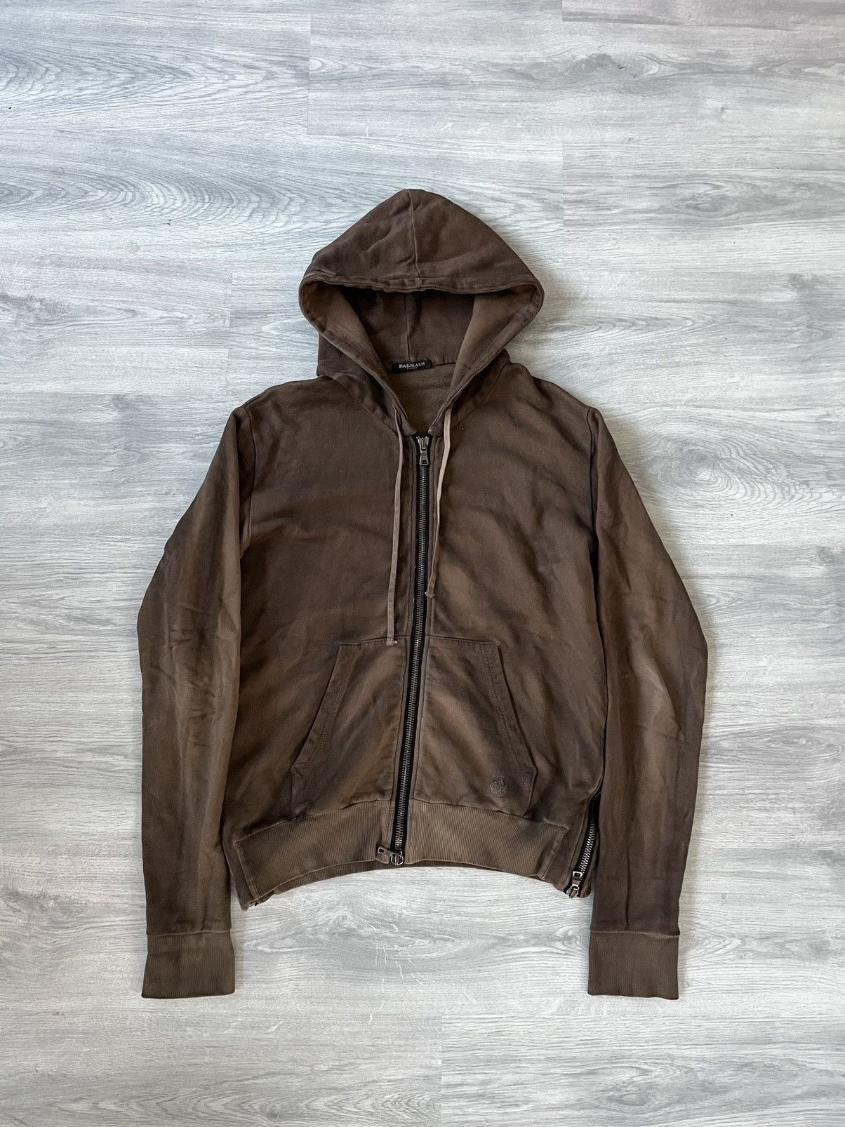 Balmain Balmain Hoodie Kanye West Distressed Sleeveless SS10