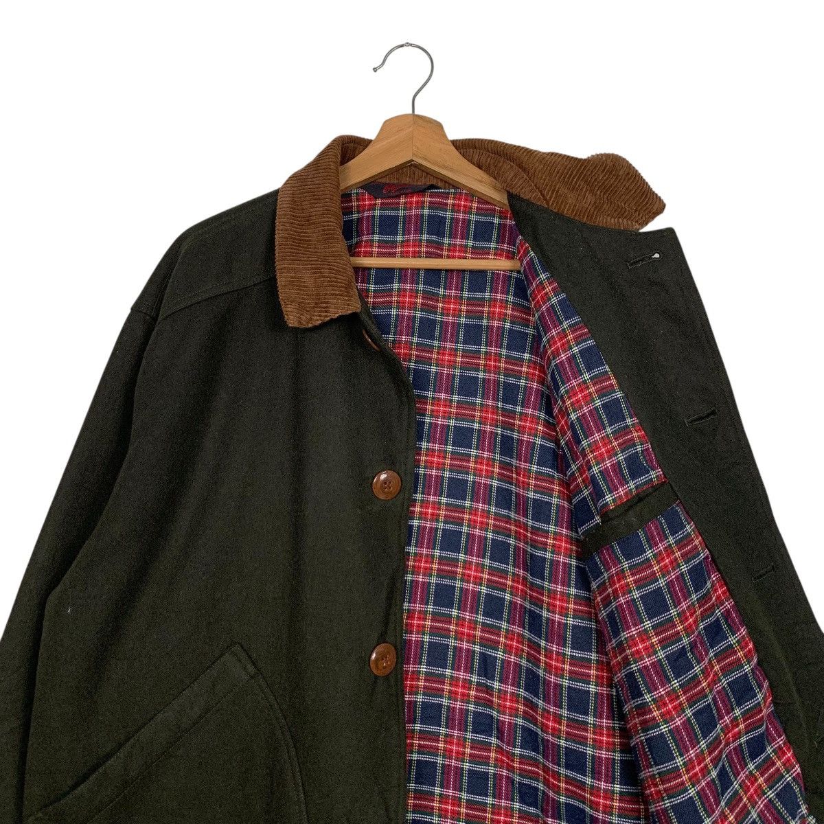 Vintage Vintage 90's BACKERS Work Button Casual Jacket #2927-C132 Size US L / EU 52-54 / 3 - 10 Thumbnail