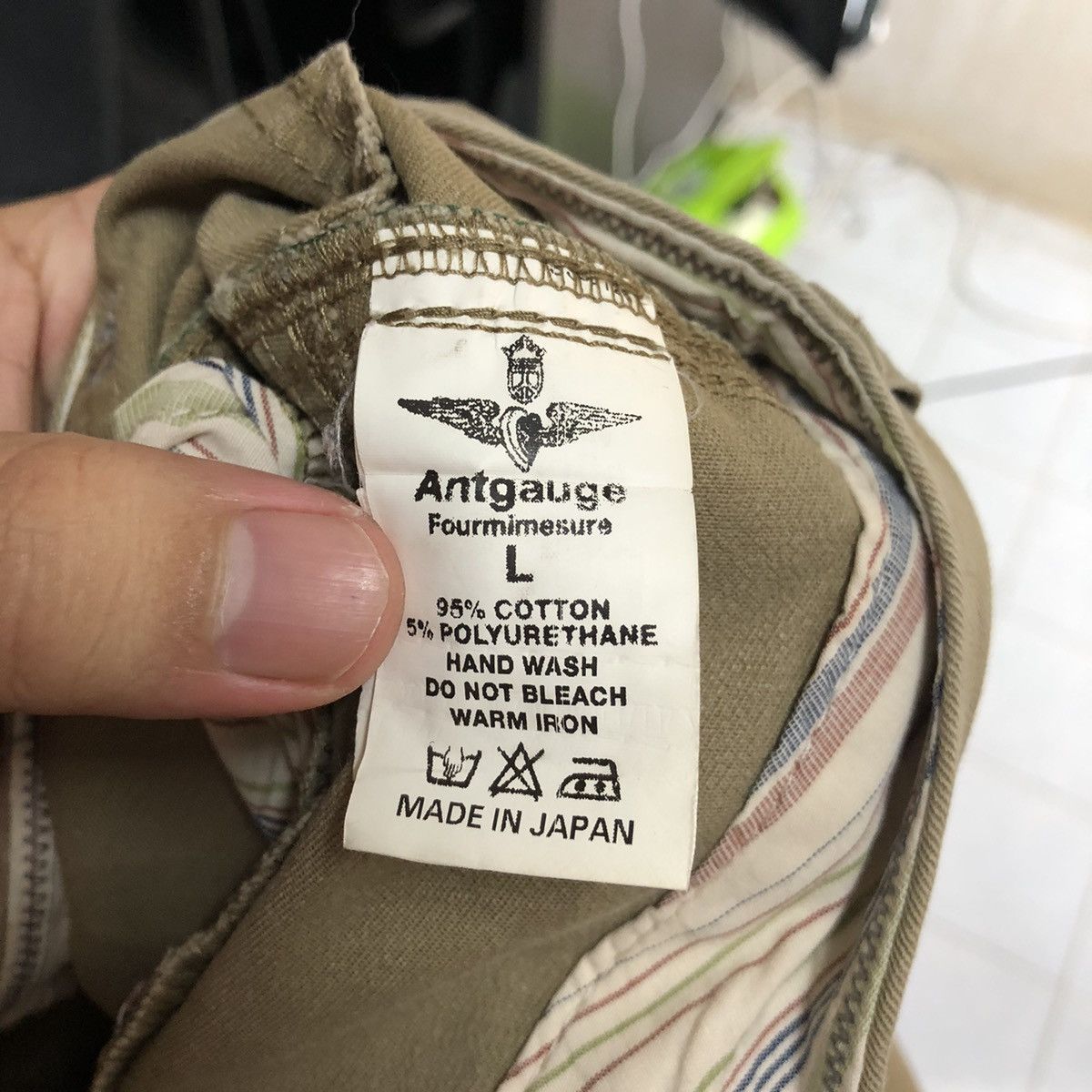 Japanese Brand DLL Ant Gauge made in japan Brown Casual Pants #C106 Size US 30 / EU 46 - 17 Thumbnail