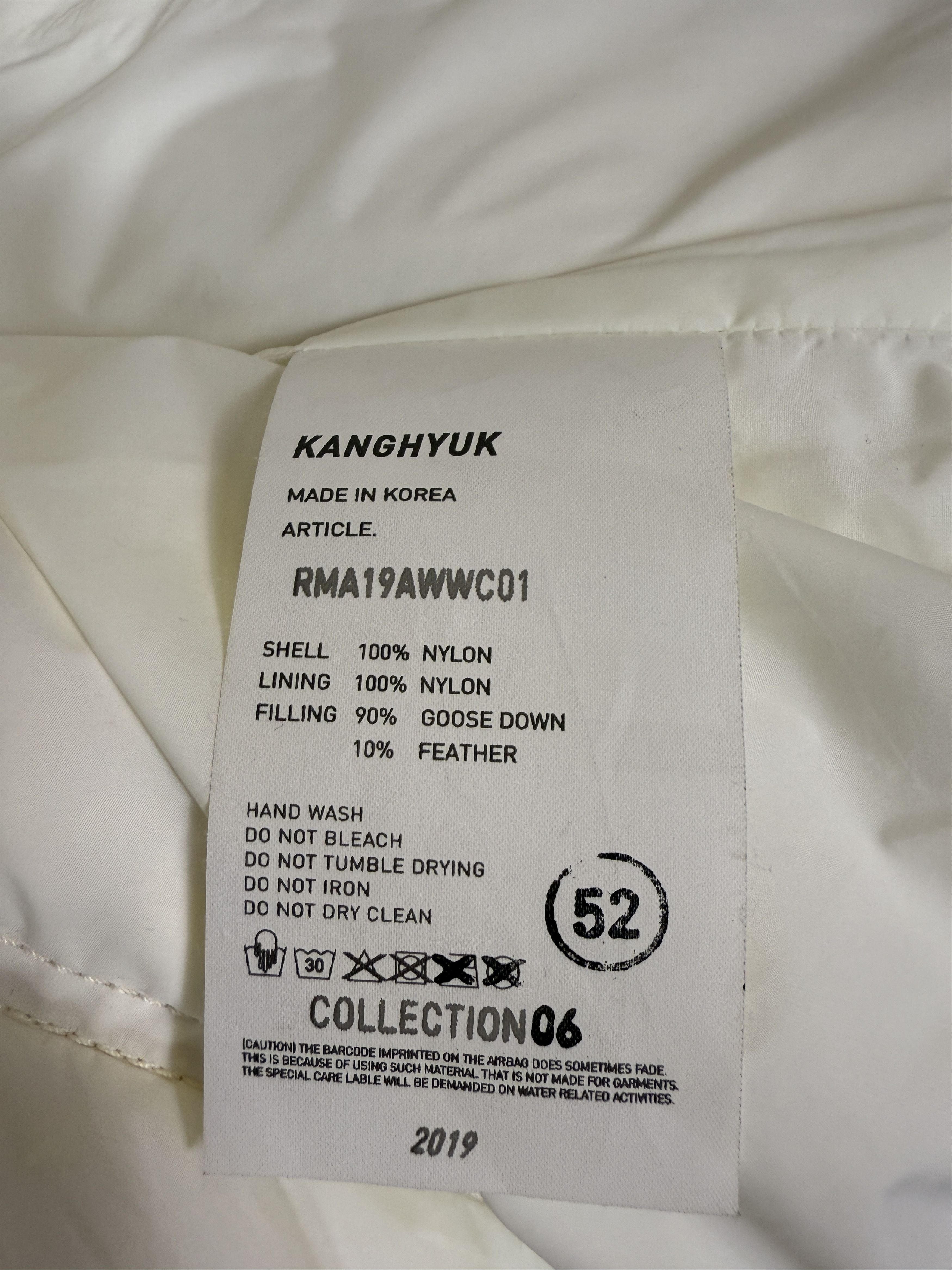 KANGHYUK $2125 Kanghyuk AW19 White Down Airbag Vest Size US L / EU 52-54 / 3 - 7 Thumbnail