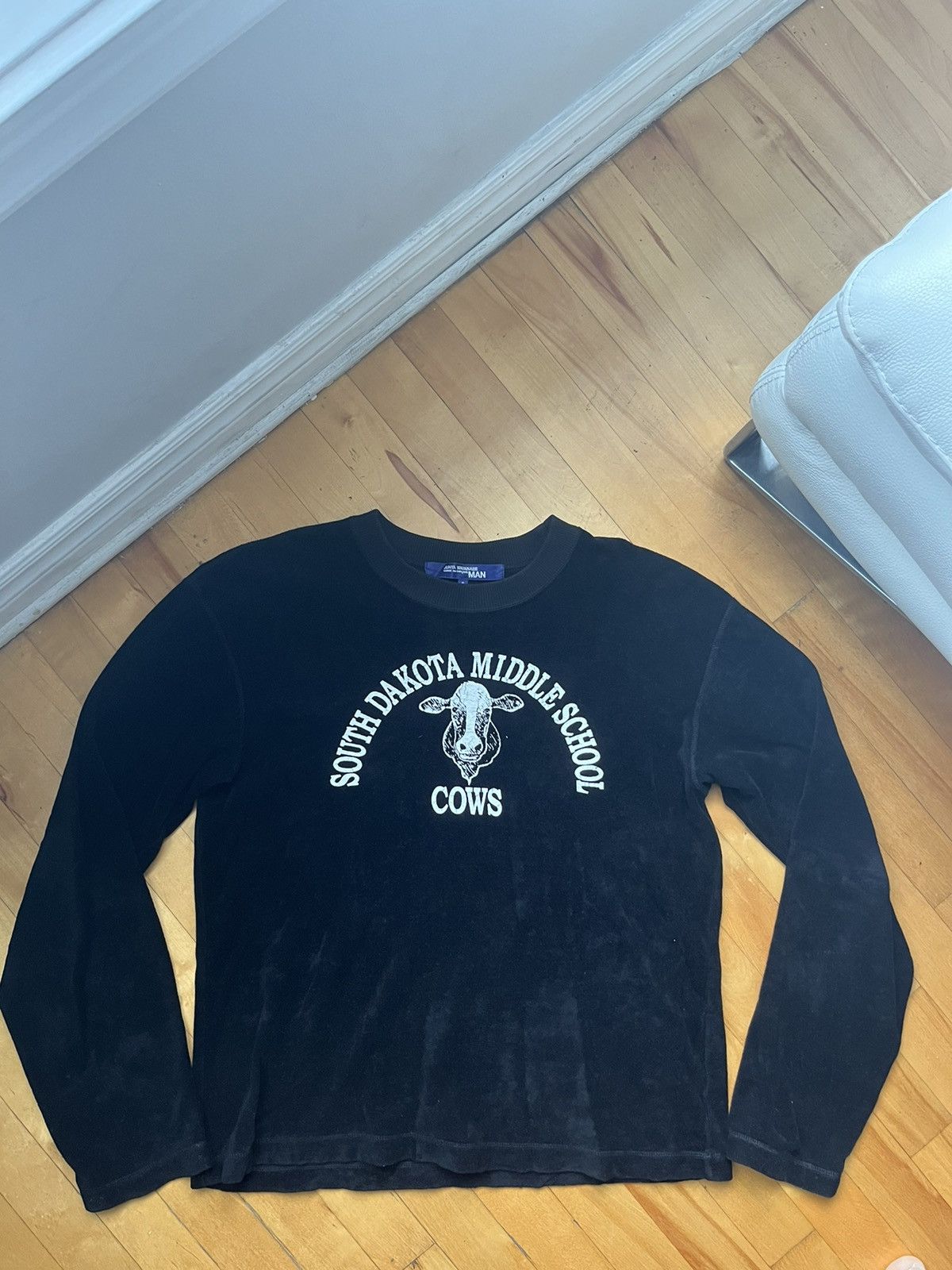 Junya Watanabe Junya Watanabe AW2002 Velour Sweatshirt *VERY RARE* Size US S / EU 44-46 / 1 - 1 Thumbnail