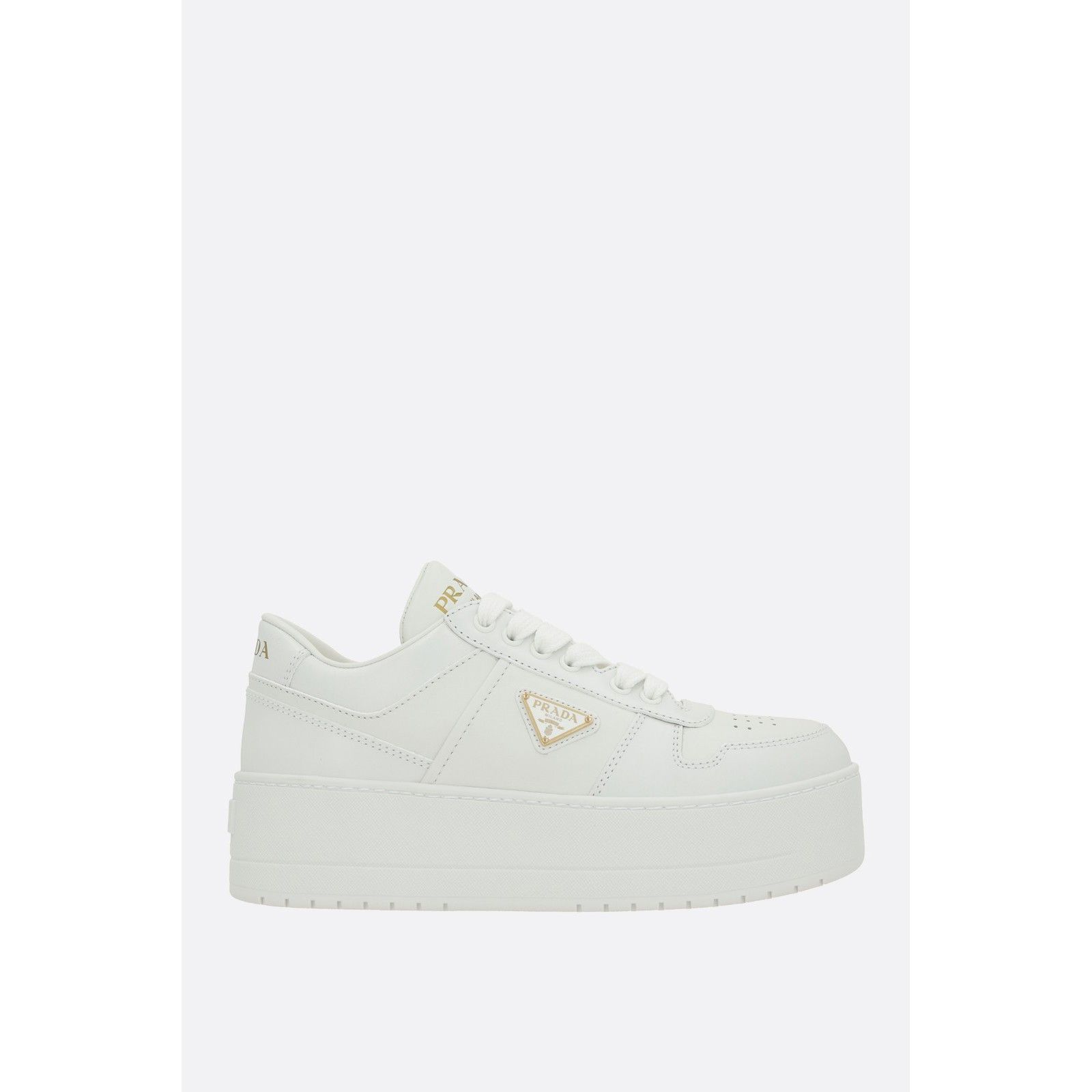 Prada PRADA Downtown Bold White Leather Sneakers New And Authentic Size US 10 / IT 40 - 1 Thumbnail