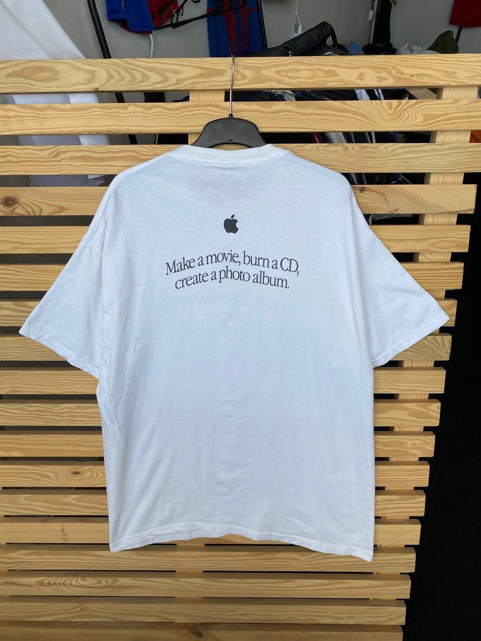 Apple Vintage Apple Learn To Speak Digital Tee Size US XL / EU 56 / 4 - 5 Thumbnail