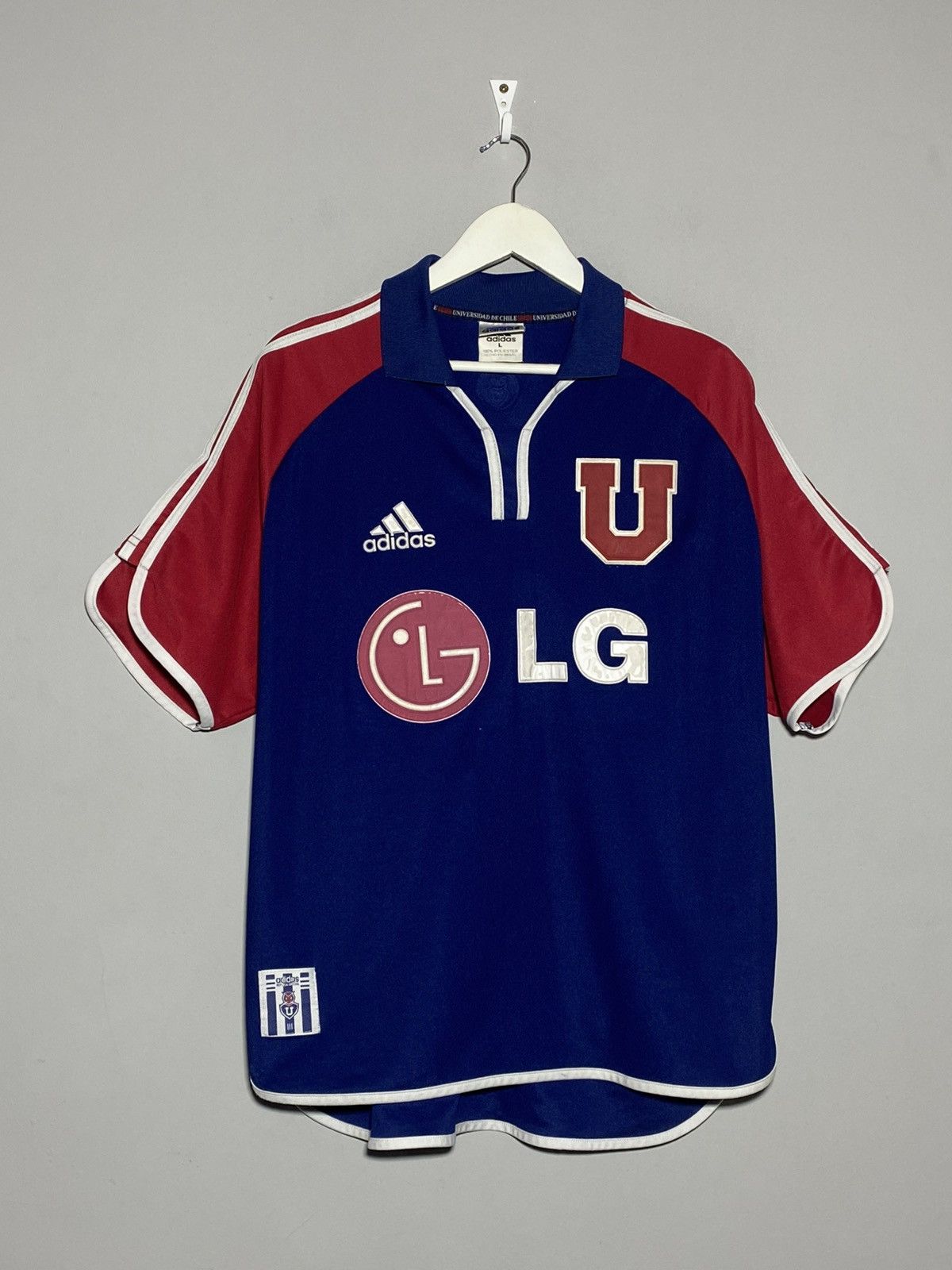 Adidas Adidas Universidad de Chile 2001/02 Home Football Shirt Size US L / EU 52-54 / 3 - 1 Thumbnail