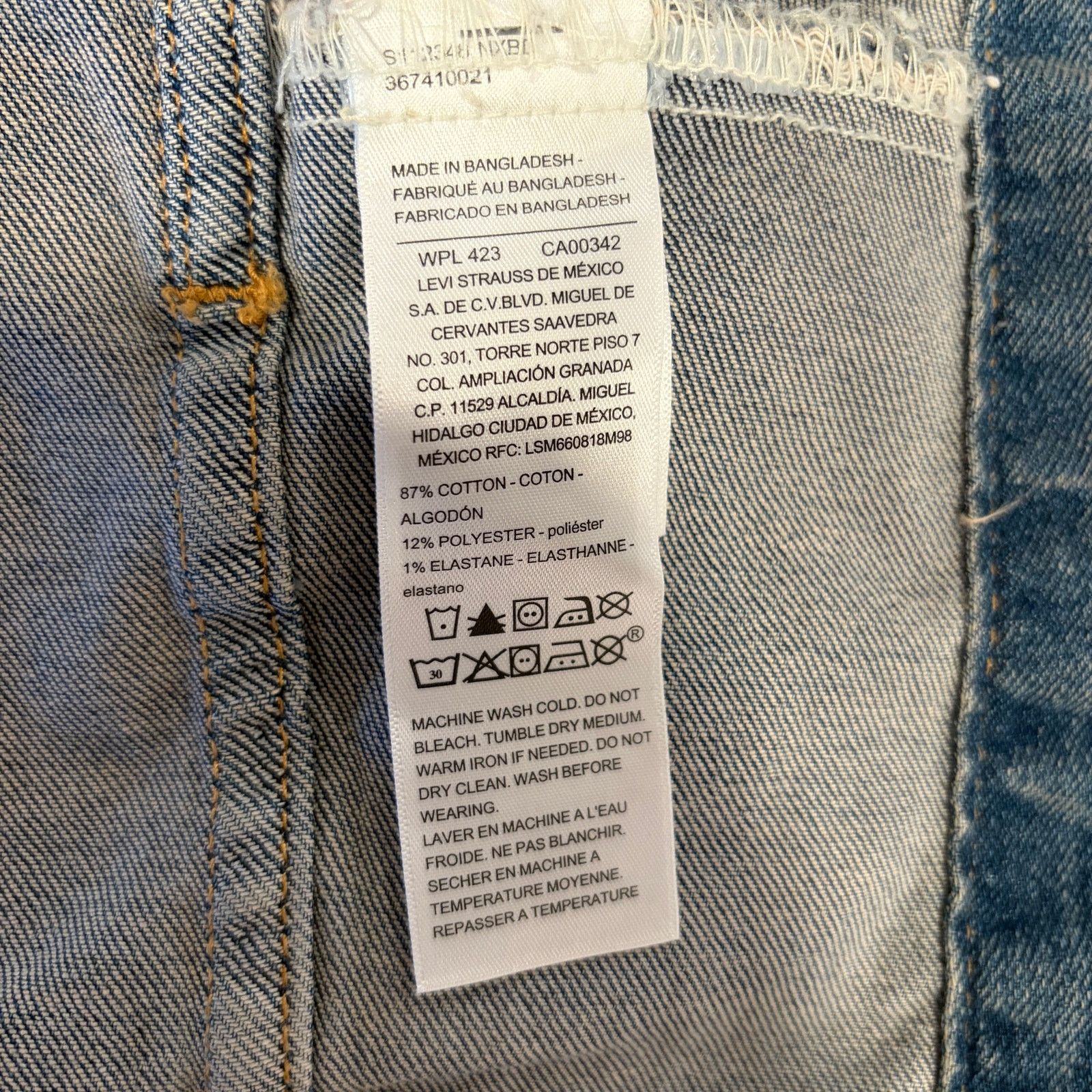 Levi's Levi Strauss Signature Denim Trucker Jacket Blue Womens S Size S / US 4 / IT 40 - 5 Thumbnail