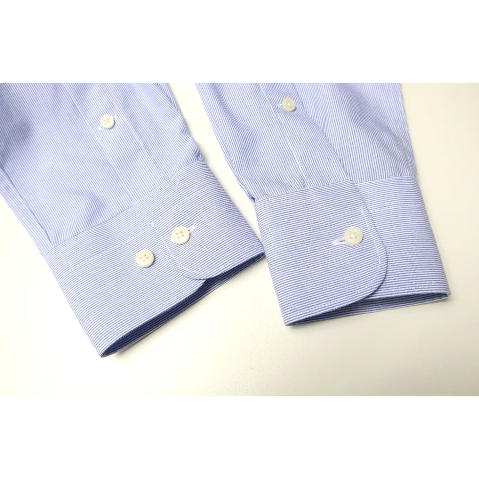 Suitsupply SUITSUPPLY Shirt 44-7/17 1/2L Extra Slim Fit Try On Formal Long Sleeve Men's Size 44R - 5 Thumbnail