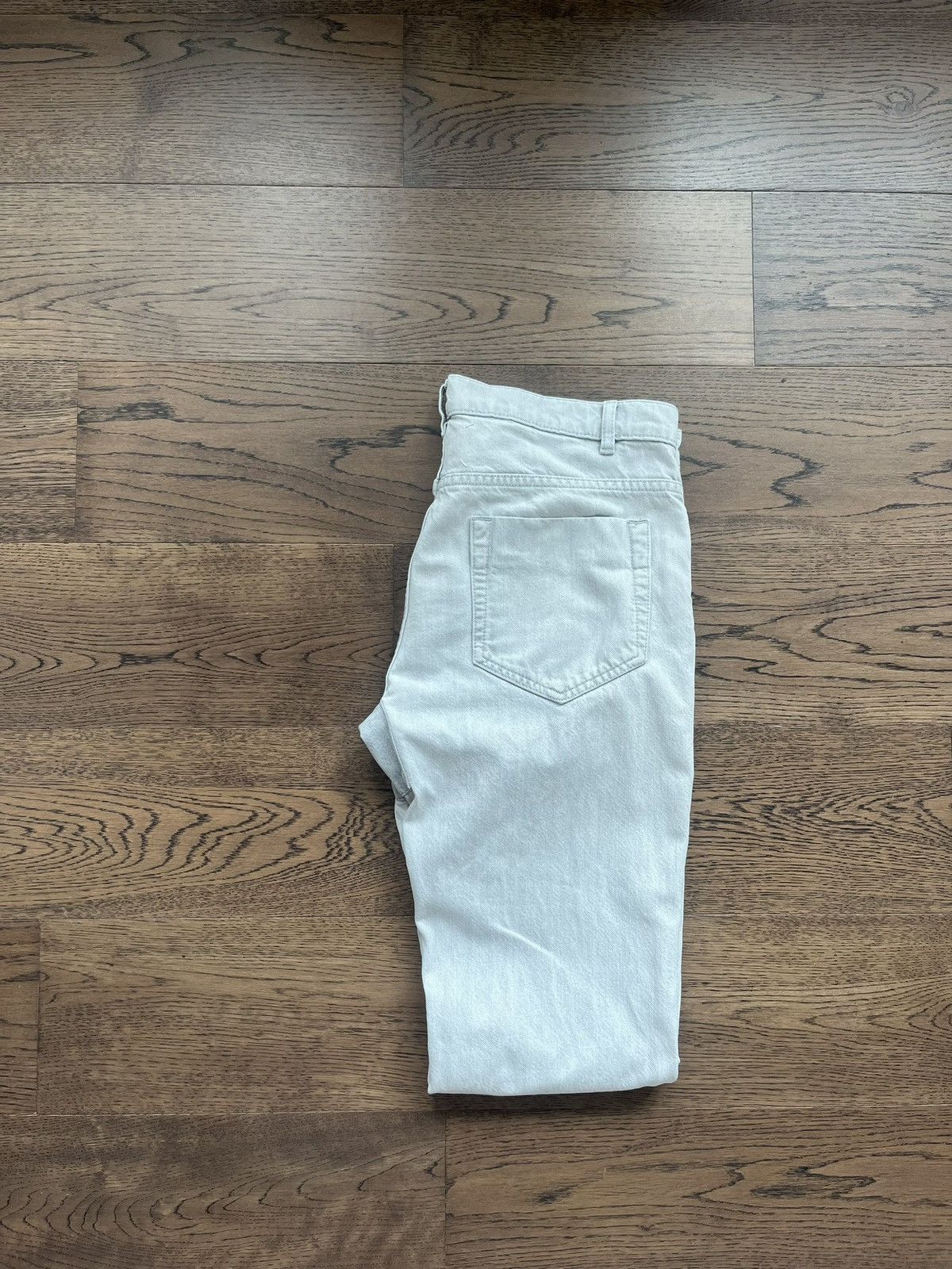 Maison Margiela Early Martin Margiela Line 10 Off White Denim Patched Jeans Size US 32 / EU 48 - 18 Thumbnail