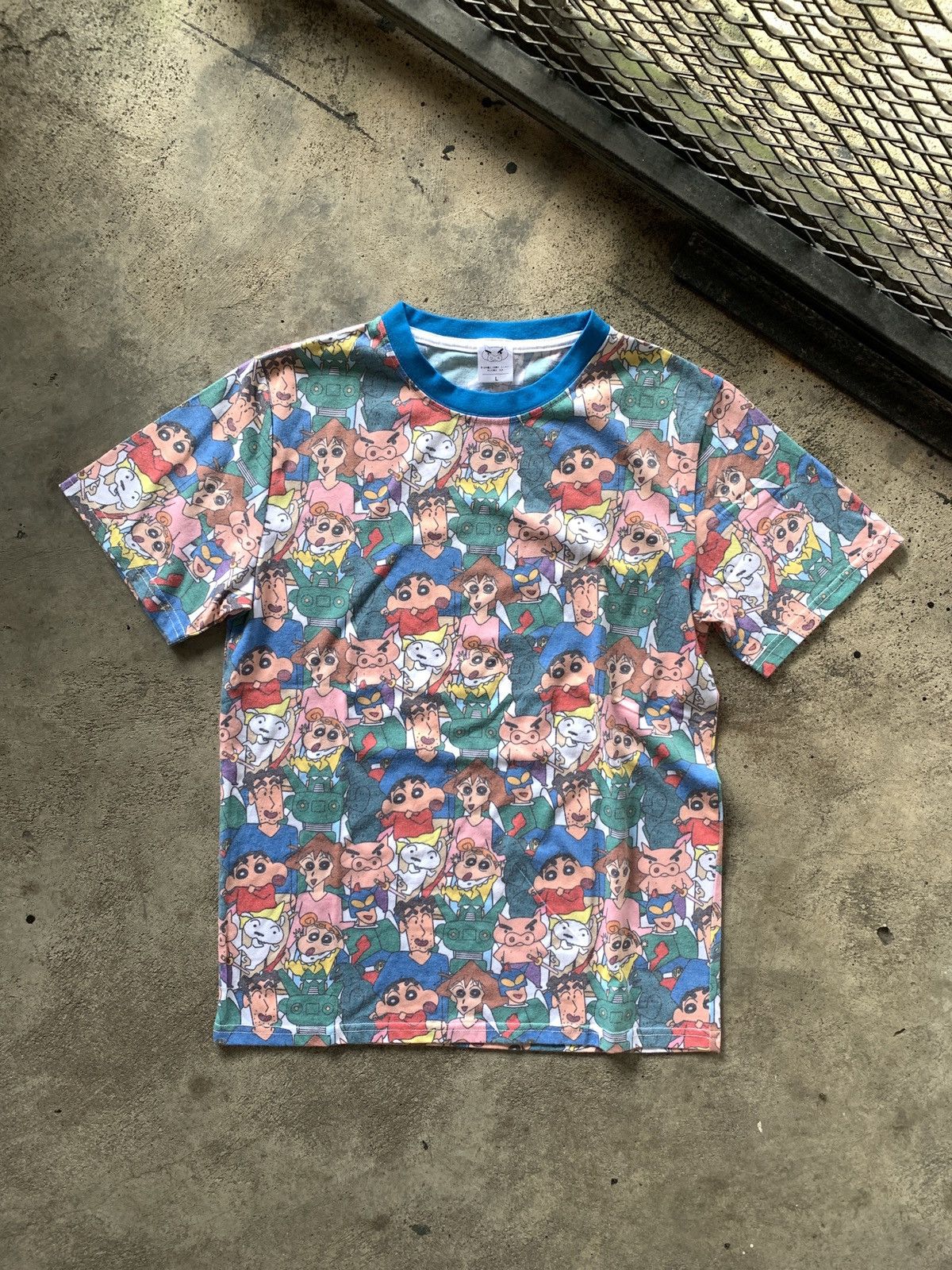 Anime × Cartoon Network × Japanese Brand Crayon shincan T-shirt vintage 90s Size US S / EU 44-46 / 1 - 1 Thumbnail