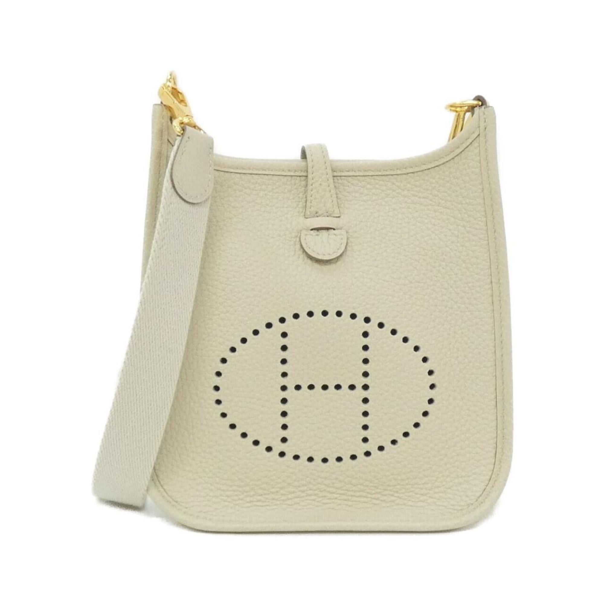 Hermes Evelyne Amazon 16Cm 069426Cc Shoulder Bag in White, Women's