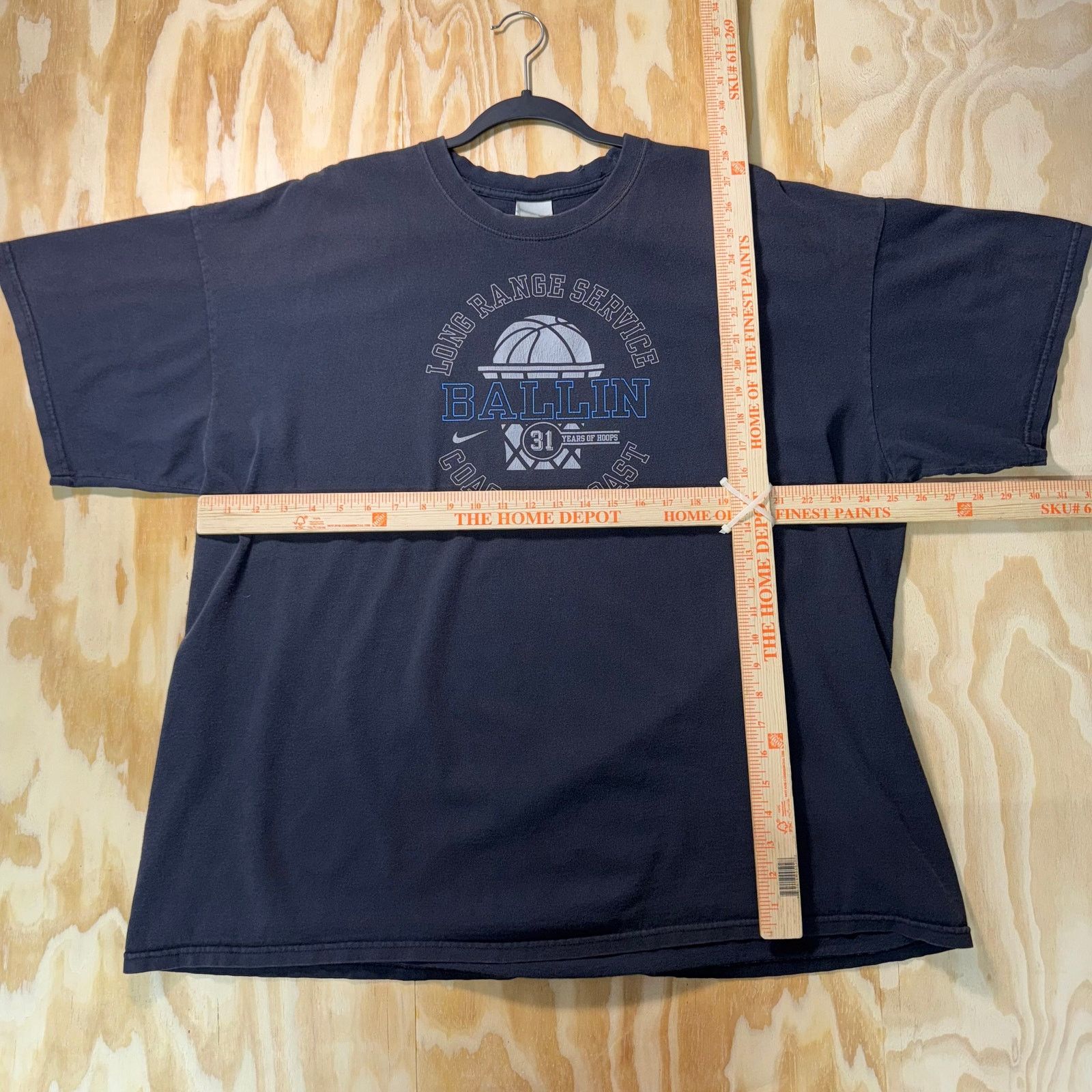 Nike Vintage / Y2K basketball coast to coast Nike 2000s t-shirt Size US XXL / EU 58 / 5 - 4 Thumbnail