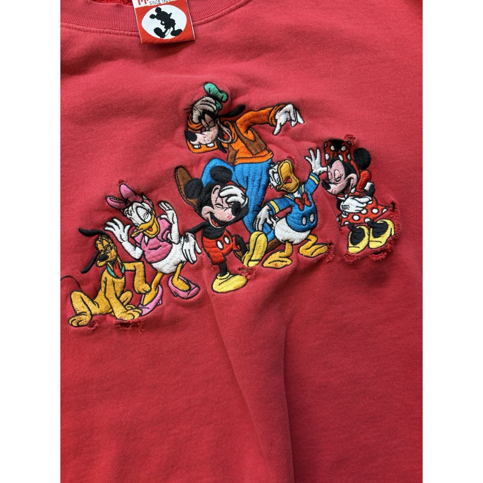 Disney Vintage 90s Walt Disney World S/M Distressed Crewneck Size US M / EU 48-50 / 2 - 7 Thumbnail
