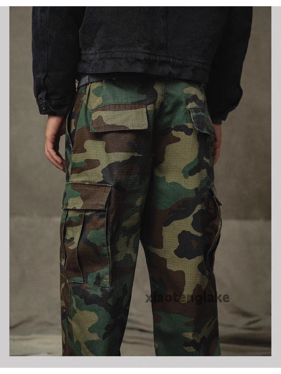 Designer × Vintage loose baggy outdoor sports utility military cargo pants Size US 32 / EU 48 - 2 Thumbnail