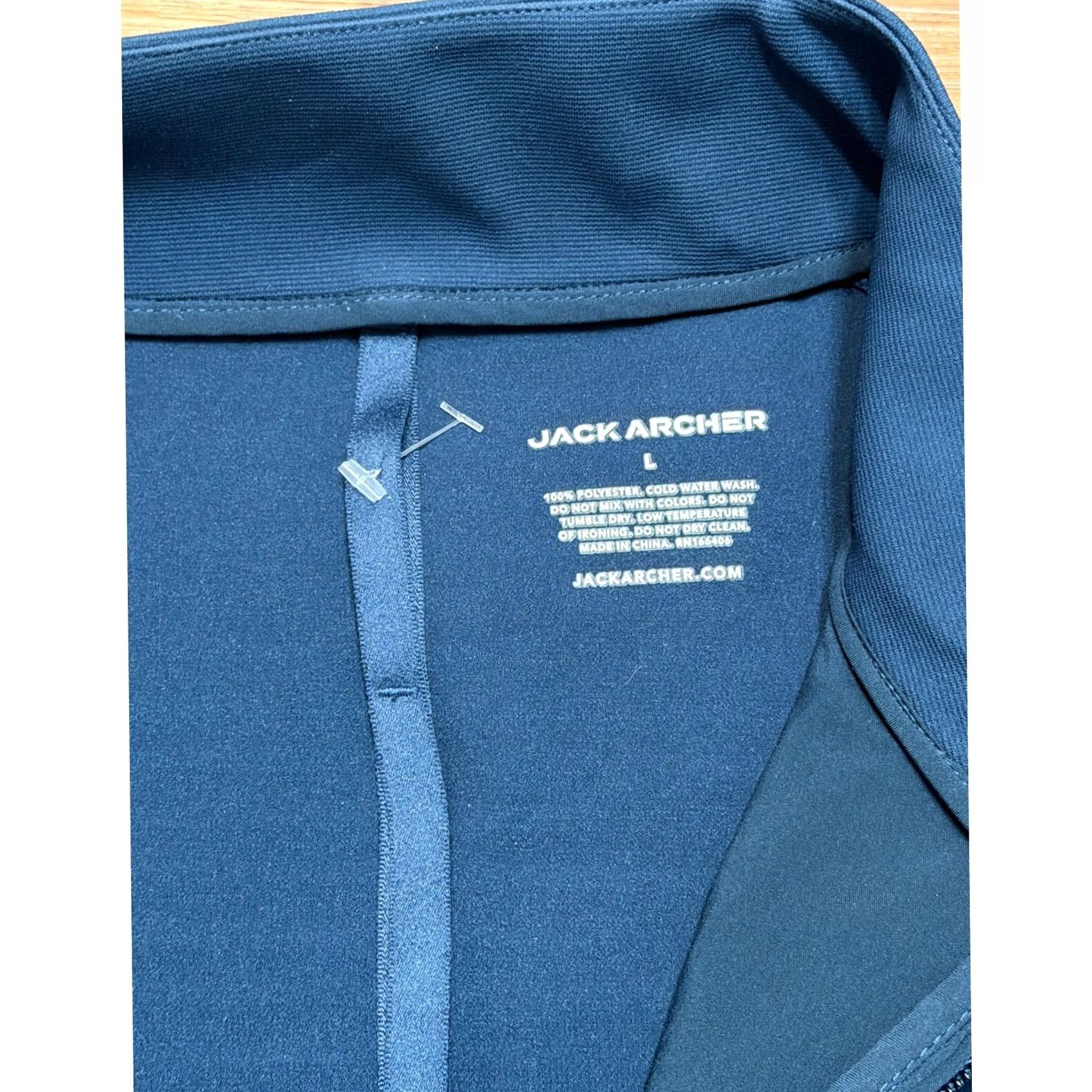 Vintage Jack Archer Mens Full Zip Lightweight Technical Jacket Blue L Jacket Size US L / EU 52-54 / 3 - 4 Thumbnail