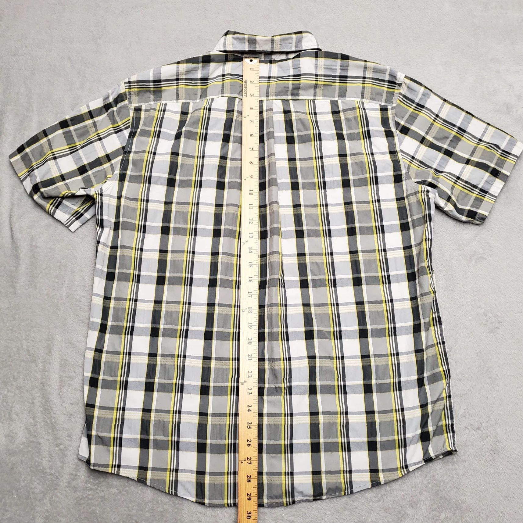 Eddie Bauer Eddie Bauer Shirt Mens L Gray Plaid Nylon Blend Outdoor Casual Button-Up Shirt Size US L / EU 52-54 / 3 - 4 Thumbnail