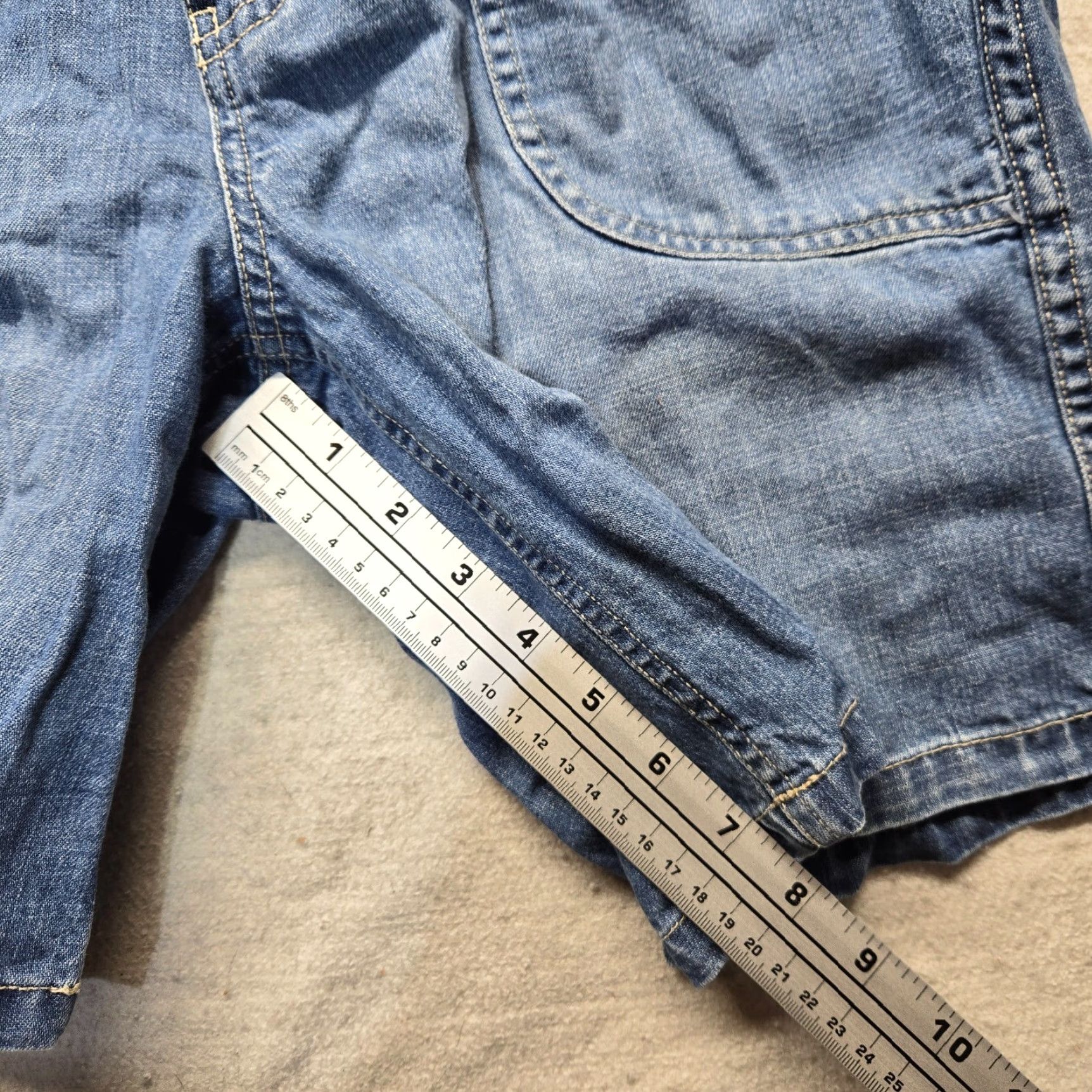 Tommy Hilfiger Tommy Hilfiger Jean Shorts Blue Denim Adult Women's Size 6 Size 28" / US 6 / IT 42 - 6 Thumbnail