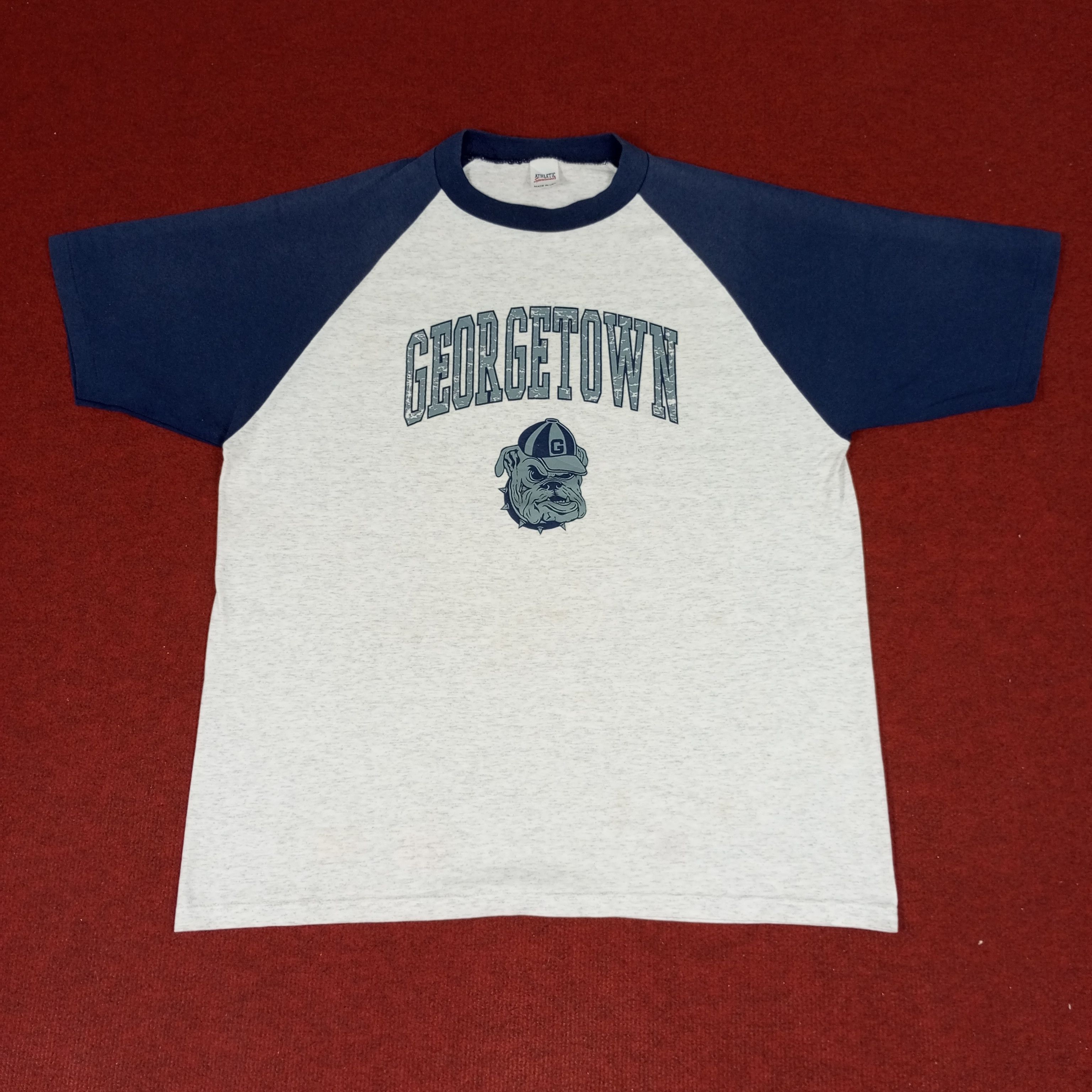 NBA × Vintage Georgetown Hoyas Basketball Team University Style Tshirt Size US XL / EU 56 / 4 - 1 Thumbnail