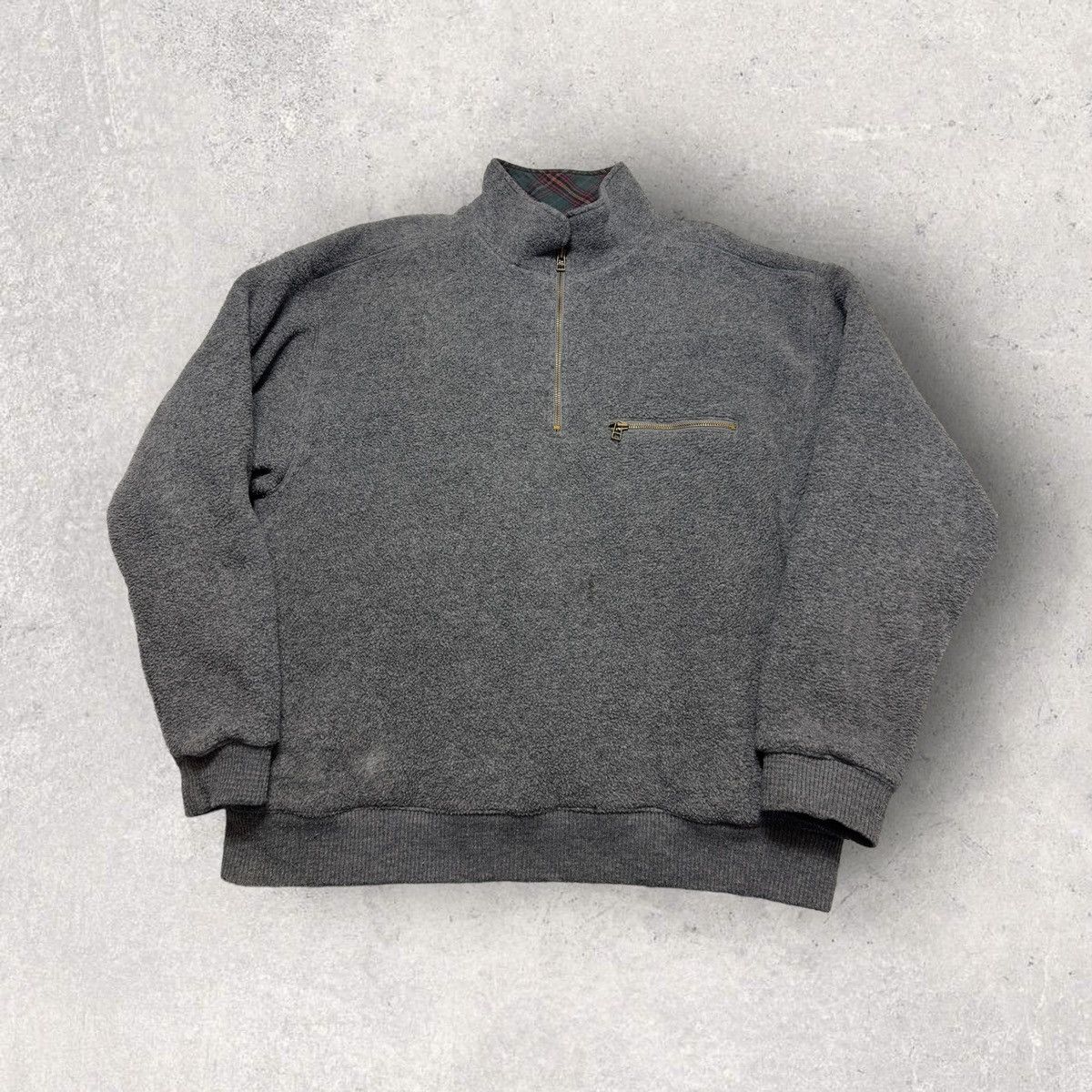 Banana Republic × Vintage Vintage Banana Republic fleece sweatshirt Size US L / EU 52-54 / 3 - 1 Thumbnail