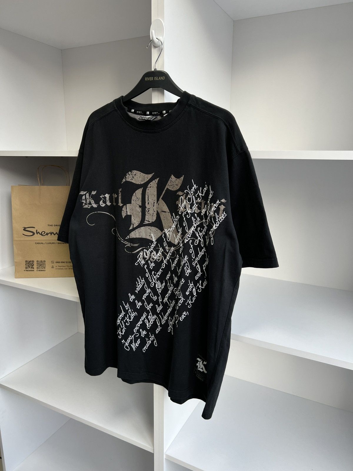 Karl Kani × Vintage Vintage Karl Kani Overprinted Rap Style 90s Tee Size US XL / EU 56 / 4 - 7 Thumbnail