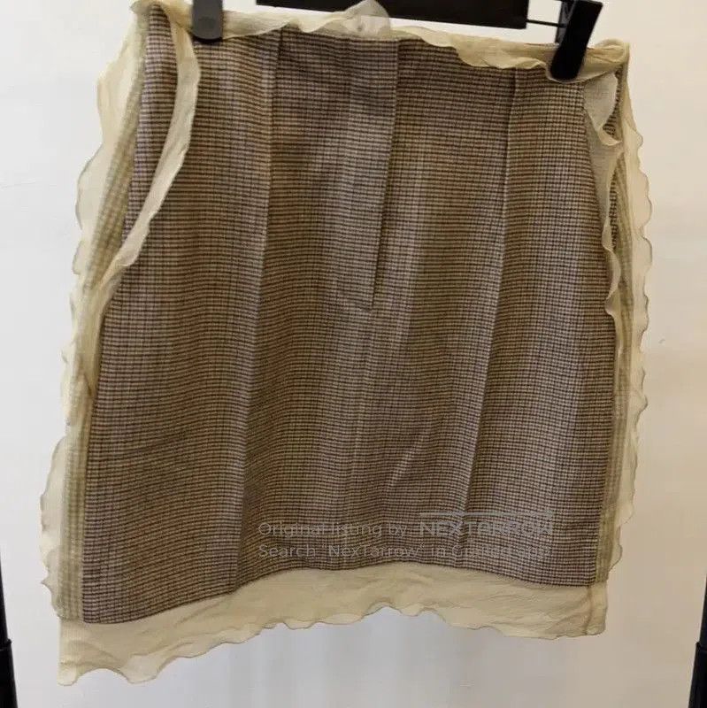 Fendi Fendi Brown Plaid Mini Skirt for Women . Size 22" - 1 Thumbnail