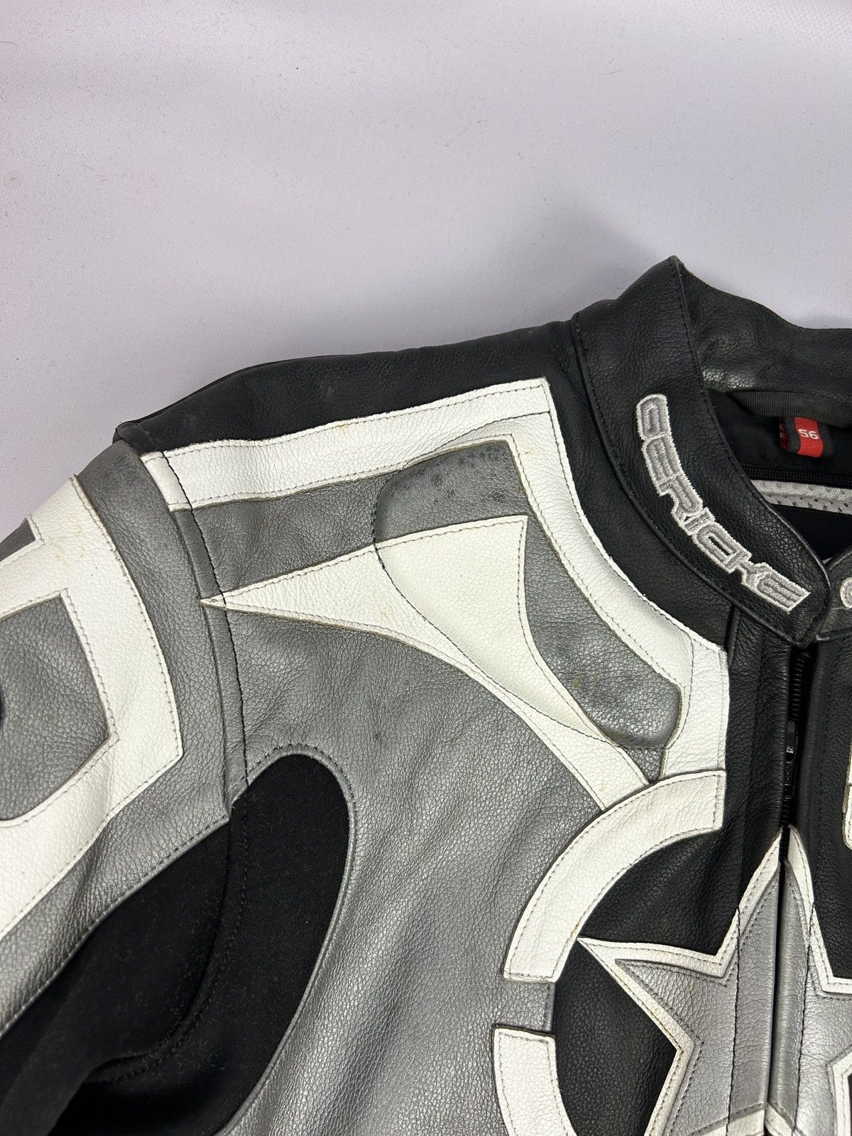 Vintage Hein Gericke 2 Piece Set Leather Motorcycle Jacket Trousers Size US M / EU 48-50 / 2 - 5 Thumbnail