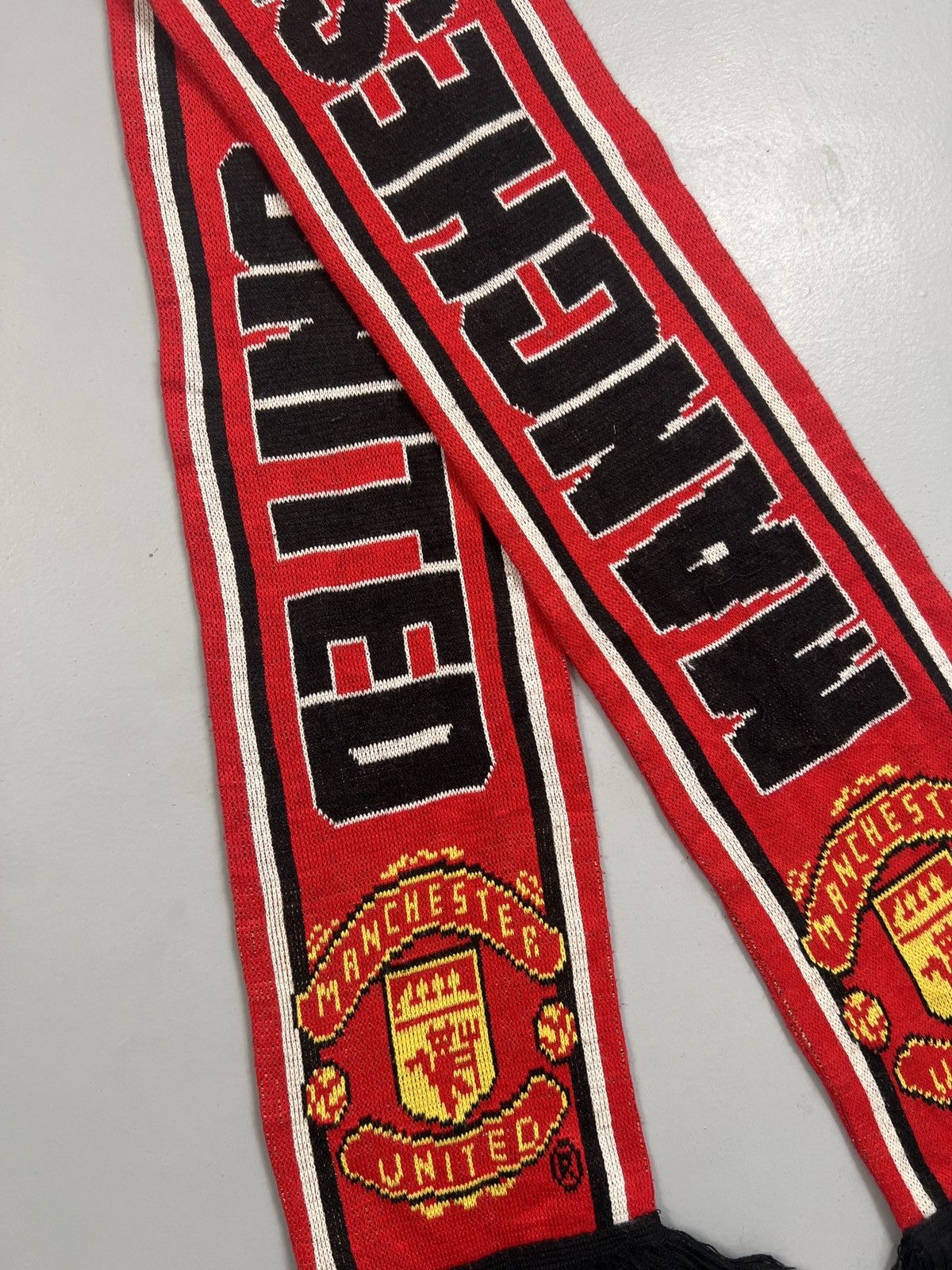 Vintage Manchester united scarf Size ONE SIZE - 5 Thumbnail